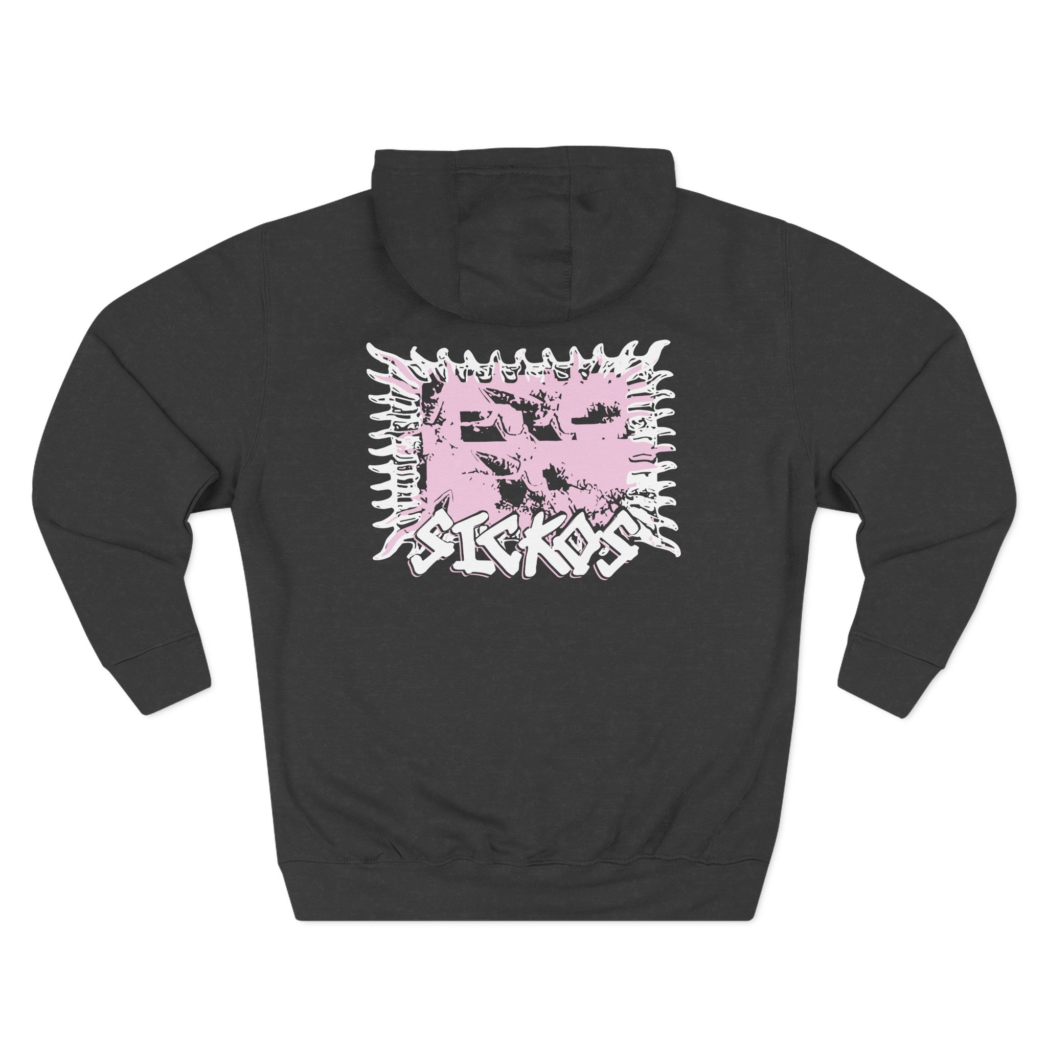 Sickos Three-Panel Fleece Hoodie