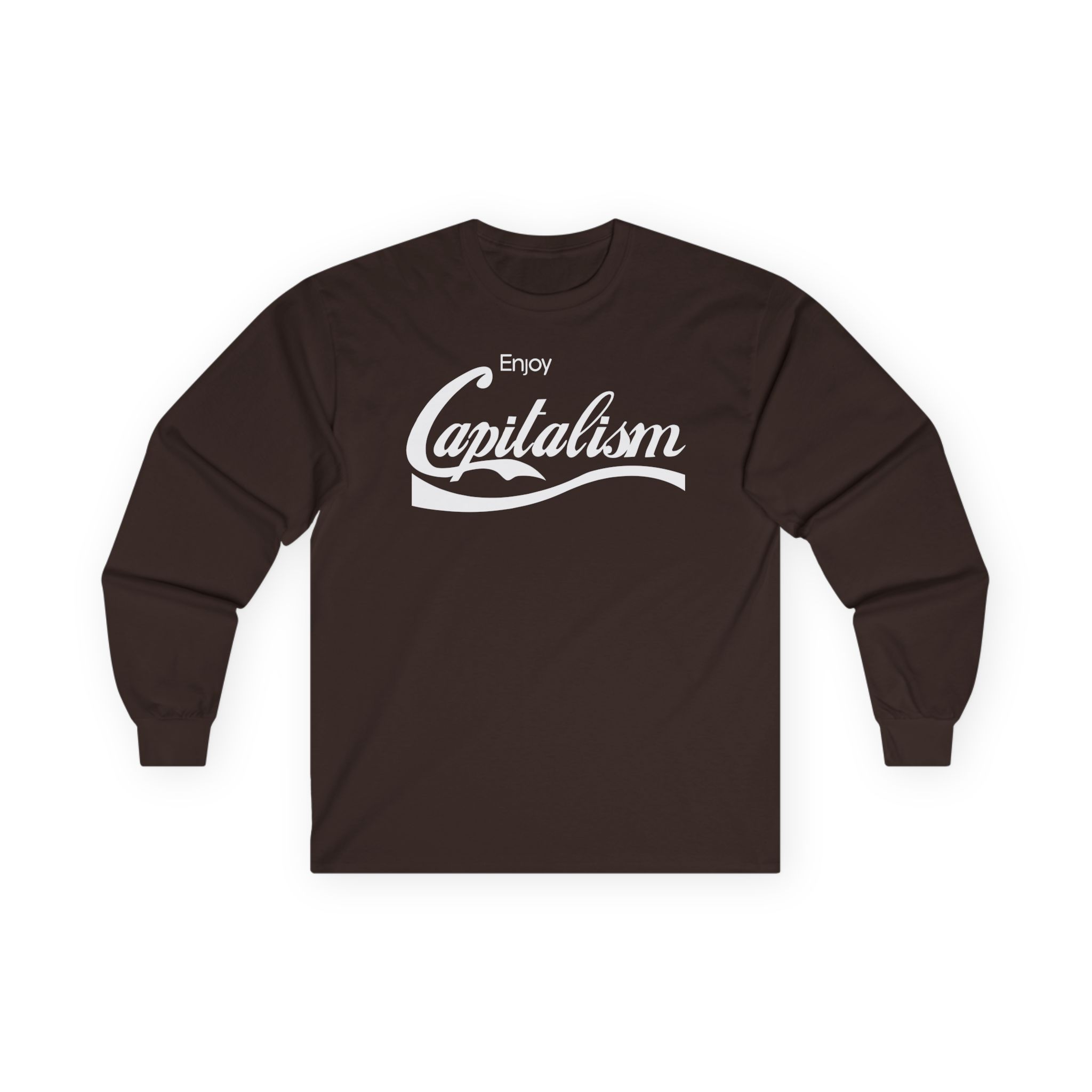 Valuetainment Enjoy Capitalism Unisex Ultra Cotton Long Sleeve Tee