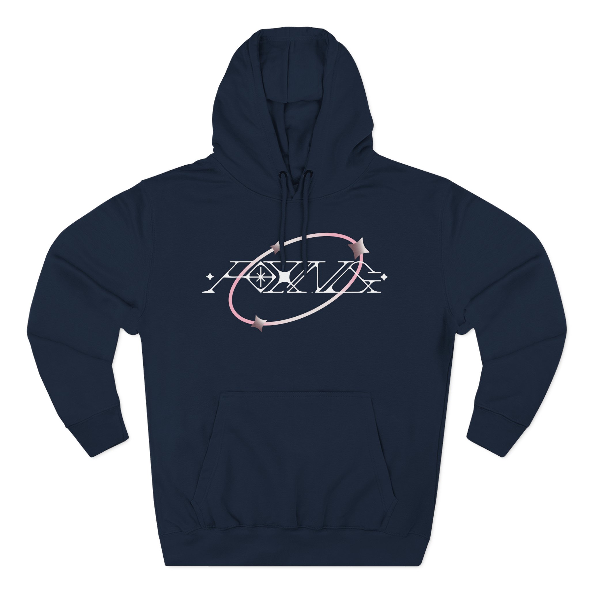 Foxing Loop Three-Panel Fleece Hoodie