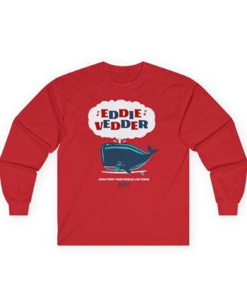 Eddie Vedder Whale Unisex Ultra Cotton Long Sleeve Tee