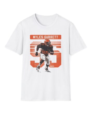 Myles Garrett Grunge Unisex Softstyle T-Shirt