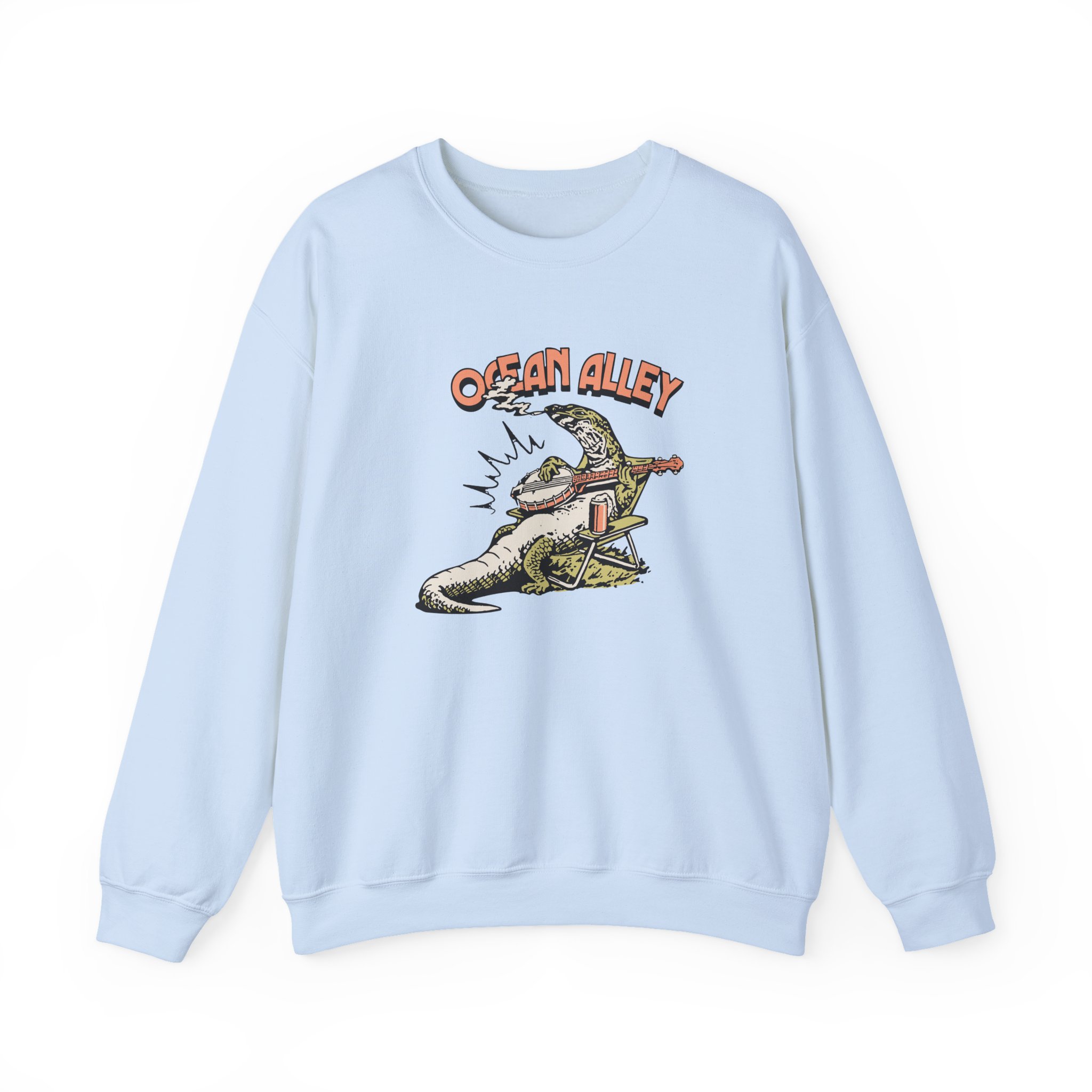 Ocean Alley Lizard Unisex Heavy Blendâ„¢ Crewneck Sweatshirt