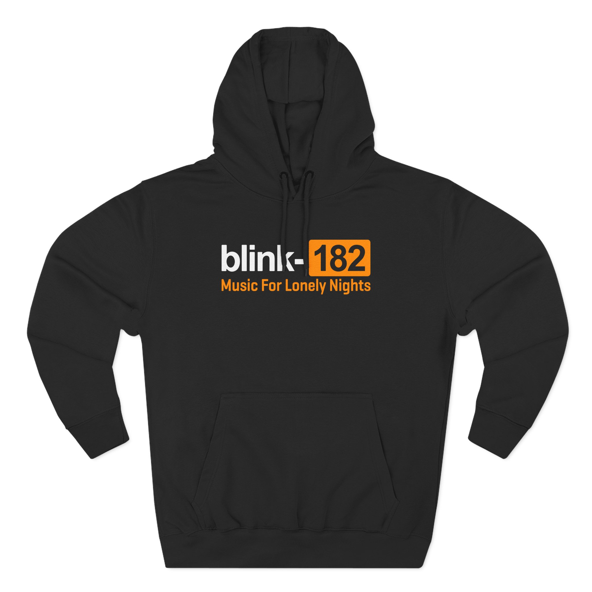 Blink 182 Music for Lonely Nights Three-Panel Fleece Hoodie