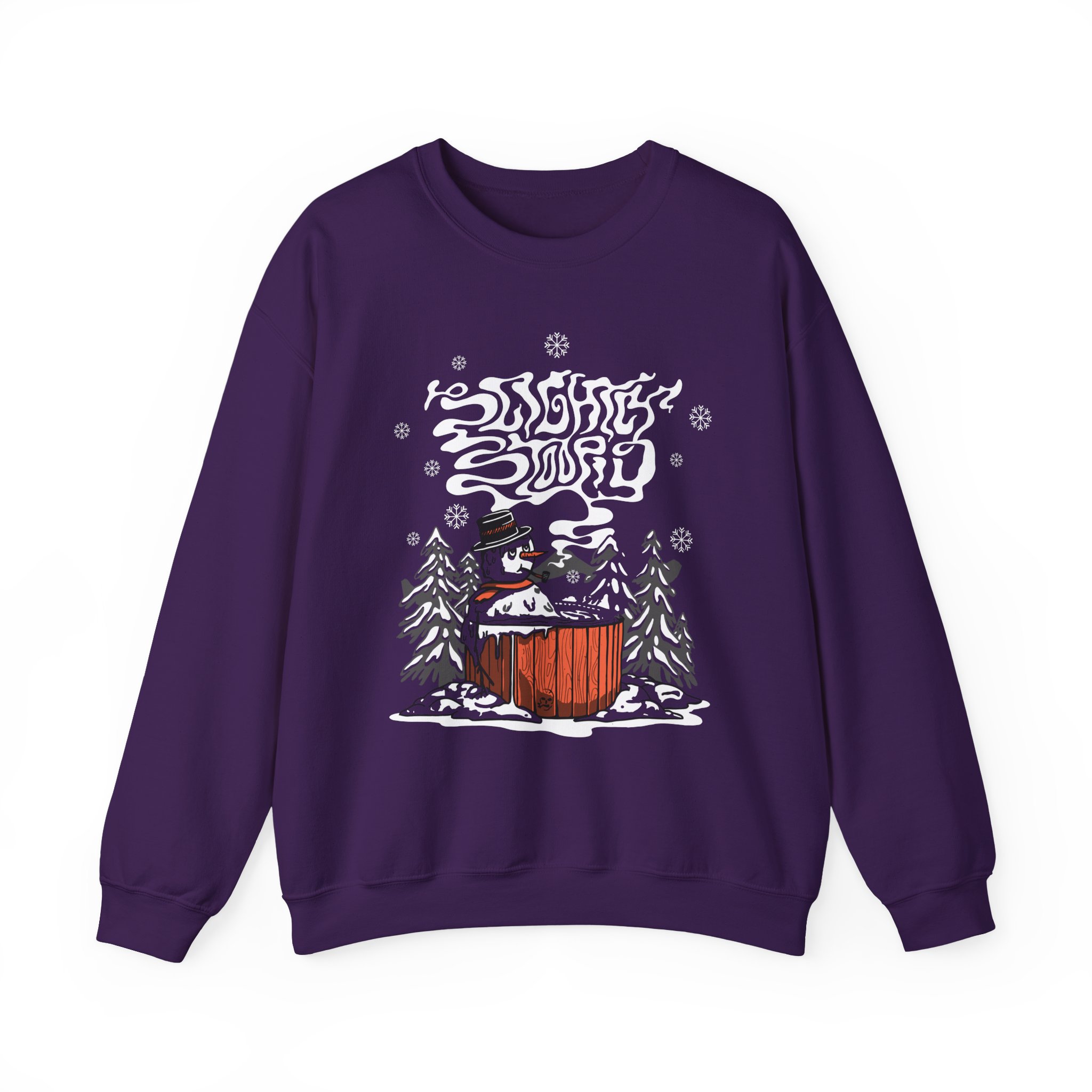 Slightly Stoopid Snowman Unisex Heavy Blendâ„¢ Crewneck Sweatshirt