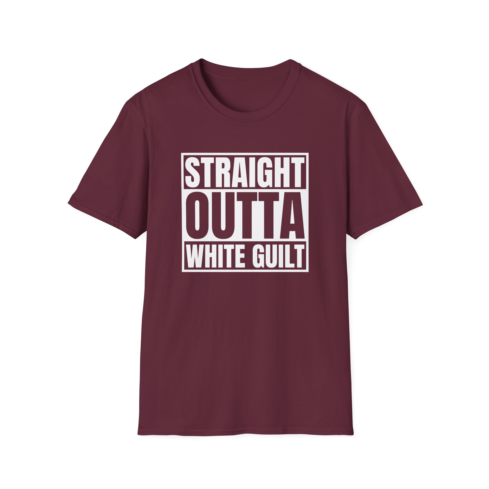 Upchurch Straight Outta White Guilt Unisex Softstyle T-Shirt