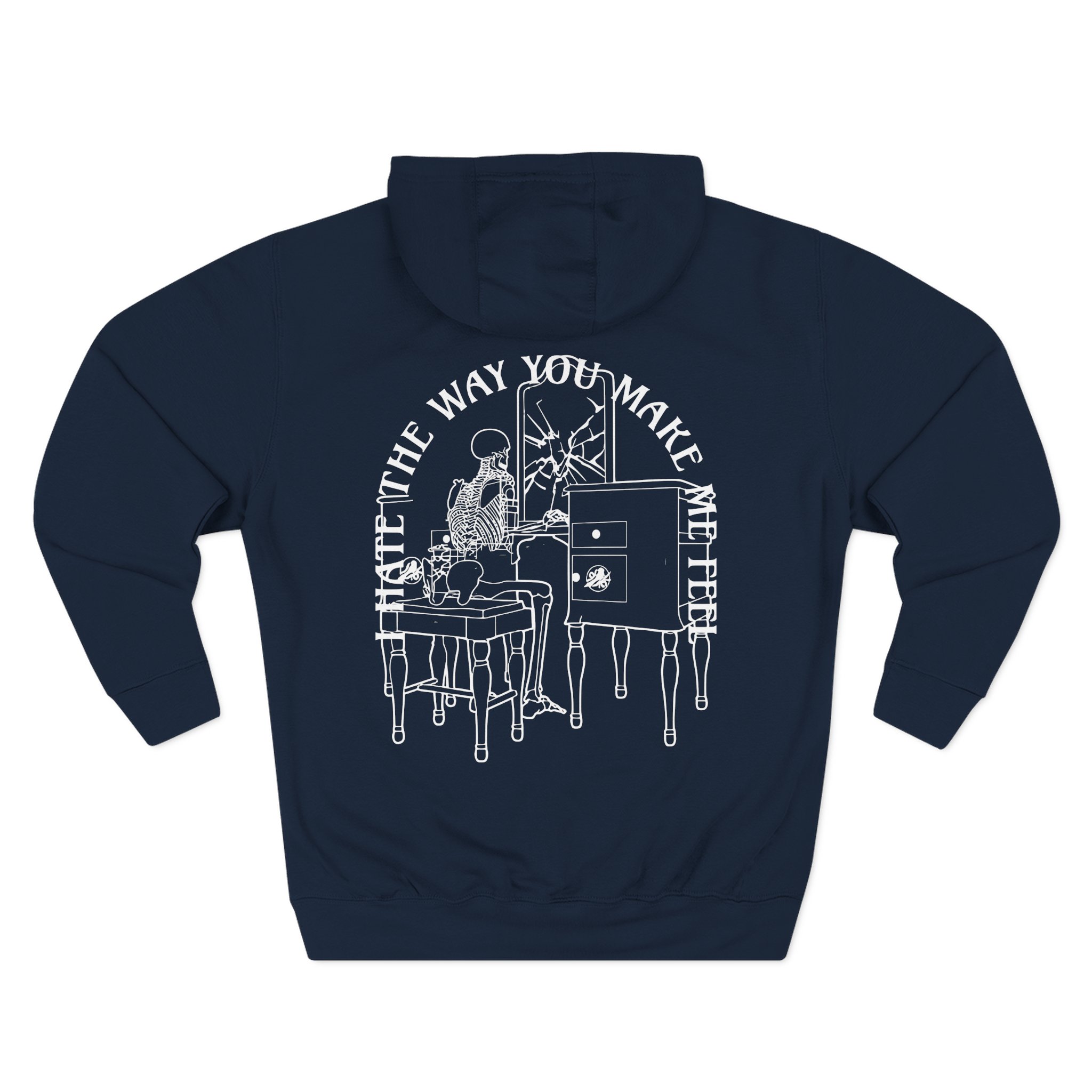 Bayside Vanity Three-Panel Fleece Hoodie