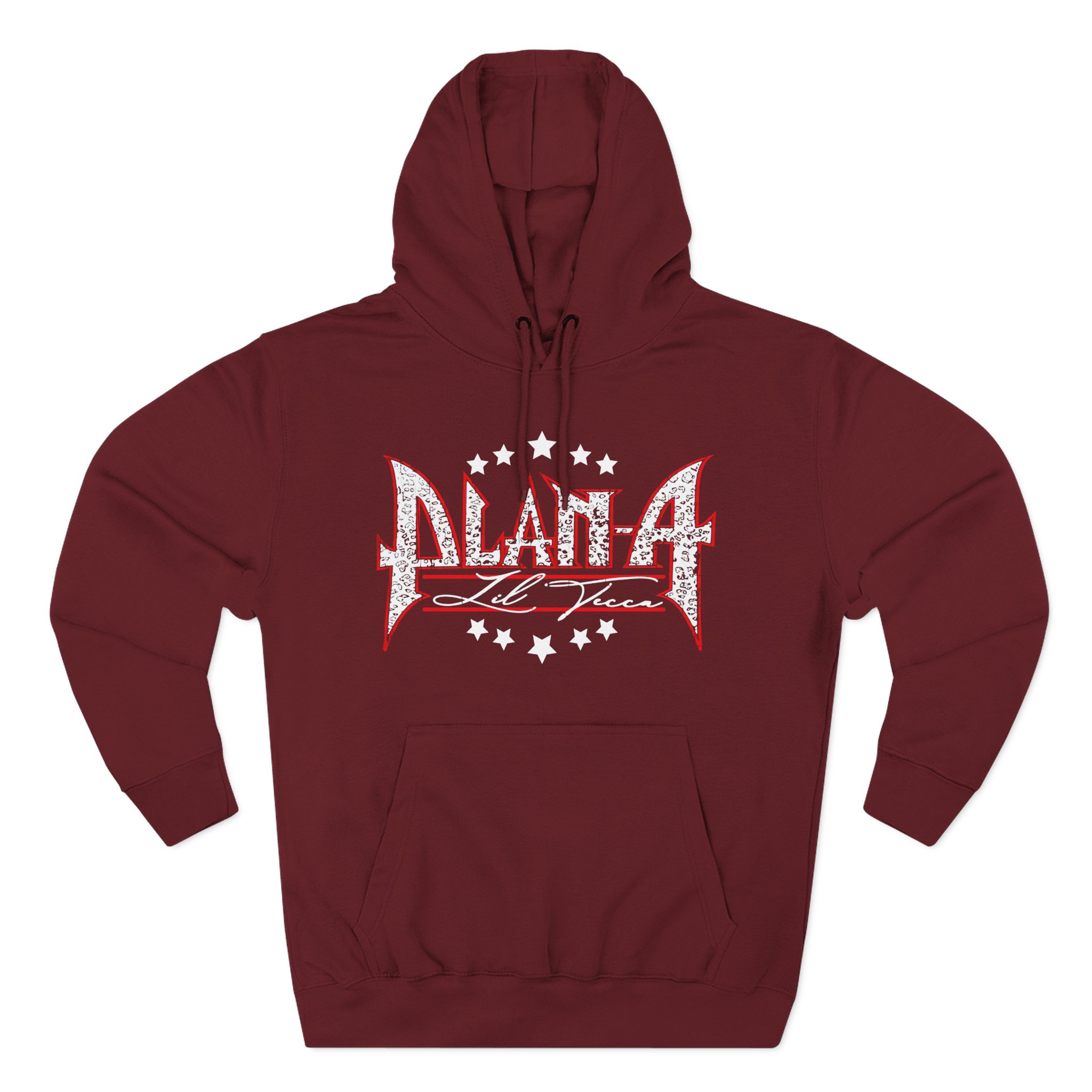 Lil Tecca Plan a Metal Logo Three-Panel Fleece Hoodie