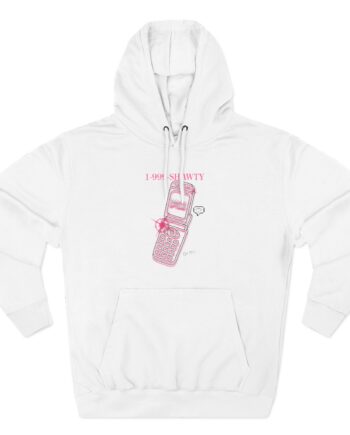 Shawty Bae Shawty Hotline Three-Panel Fleece Hoodie