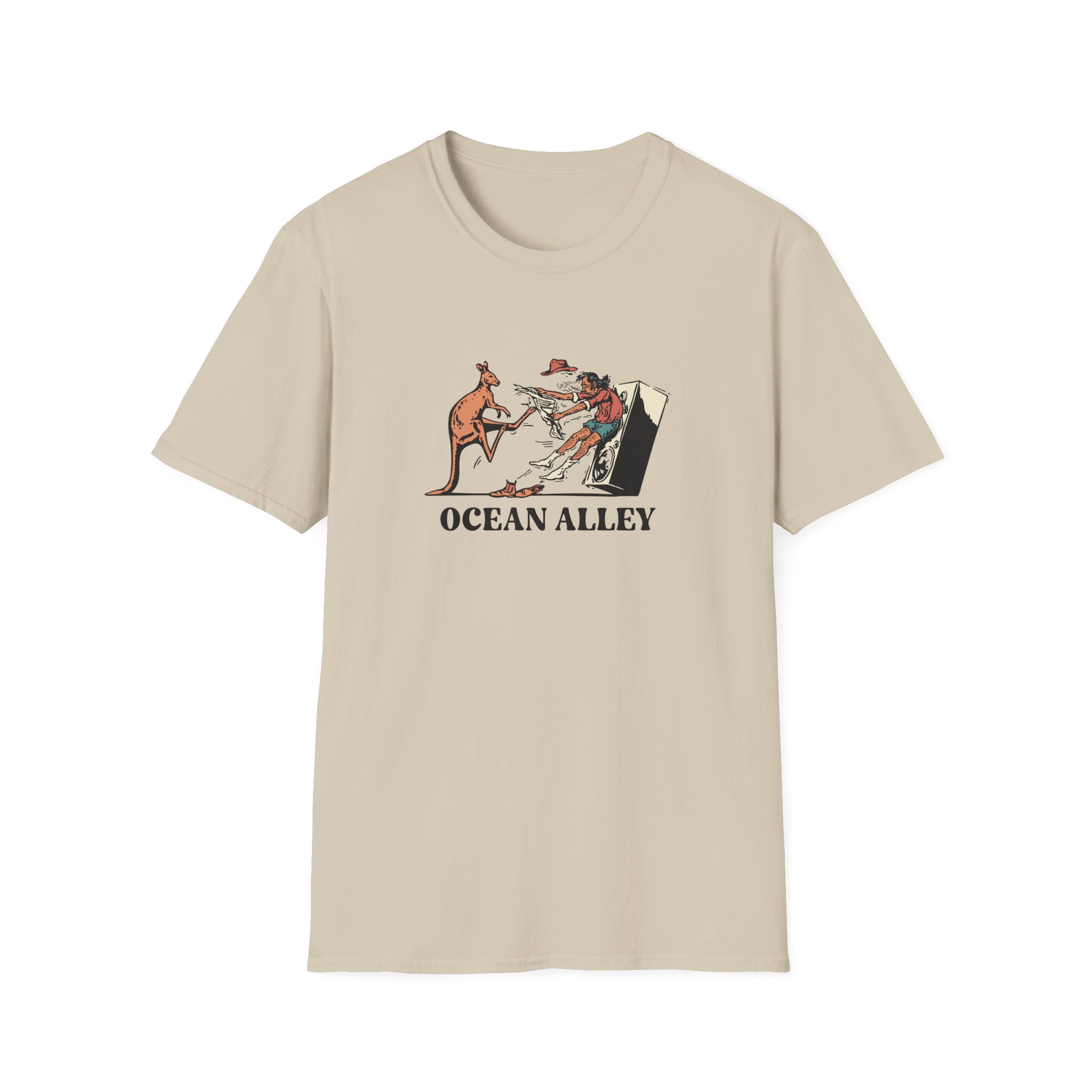 Ocean Alley Kanga Kick Unisex Softstyle T-Shirt
