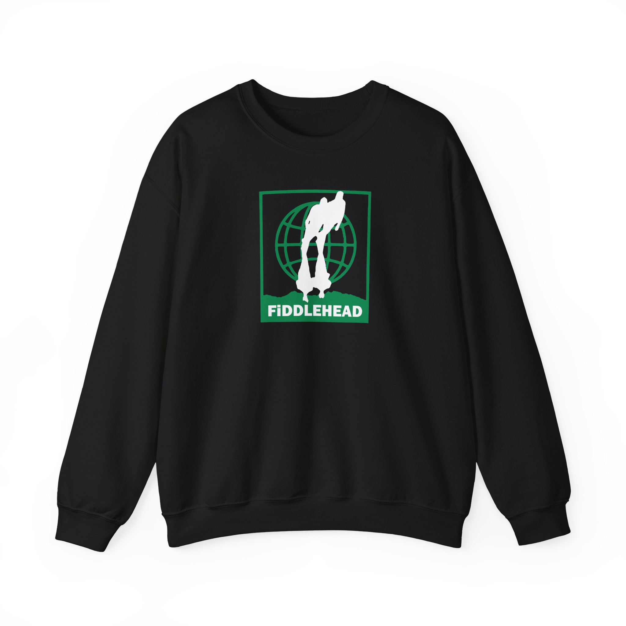 Fiddlehead Globe Unisex Heavy Blendâ„¢ Crewneck Sweatshirt