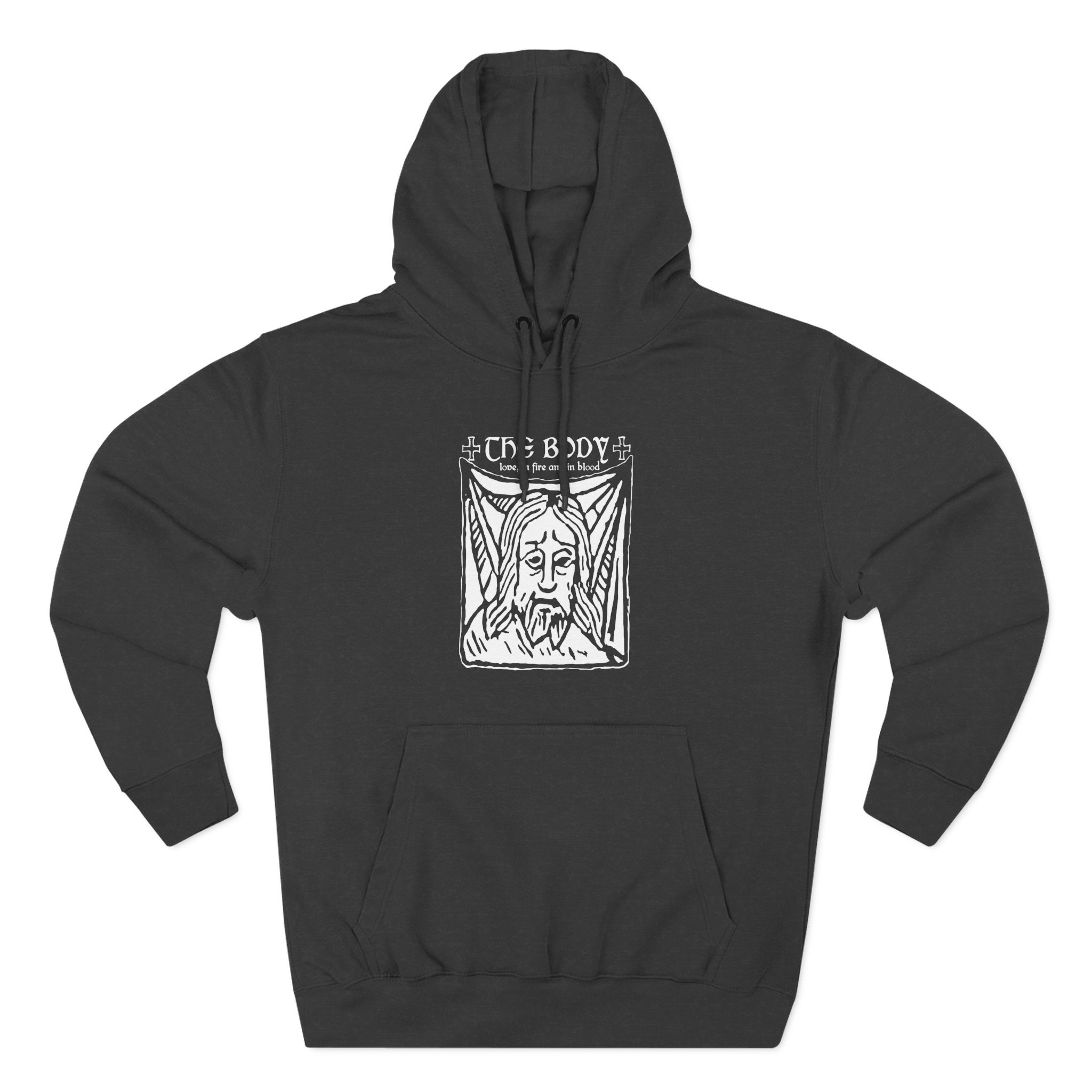 The Body Fire and Blood Three-Panel Fleece Hoodie