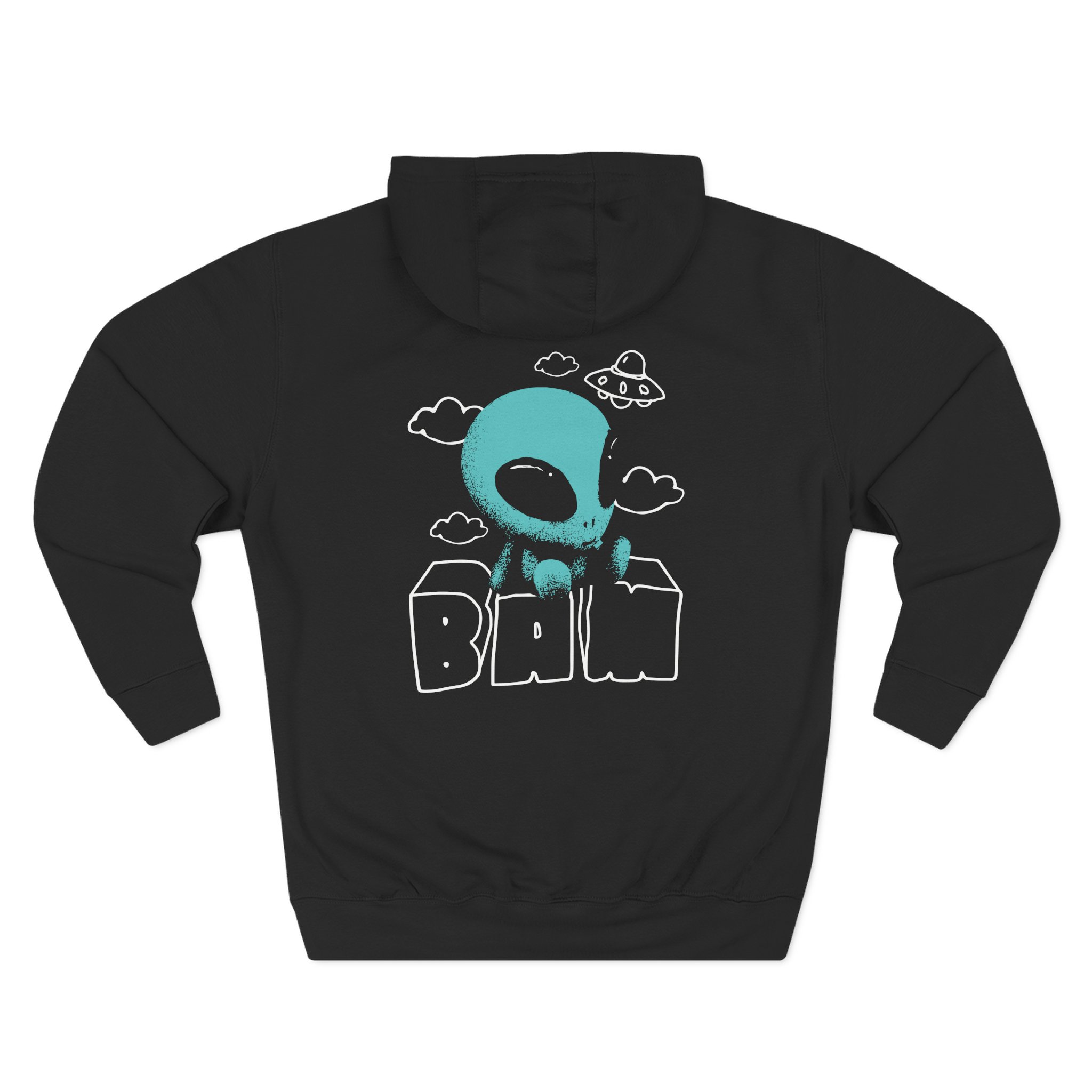 Kanel Joseph Baby Alien Menace Three-Panel Fleece Hoodie