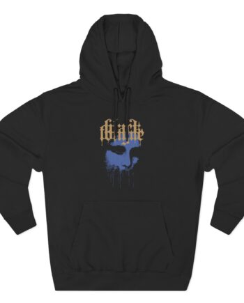 Black Tongue No Greater Hell Three-Panel Fleece Hoodie
