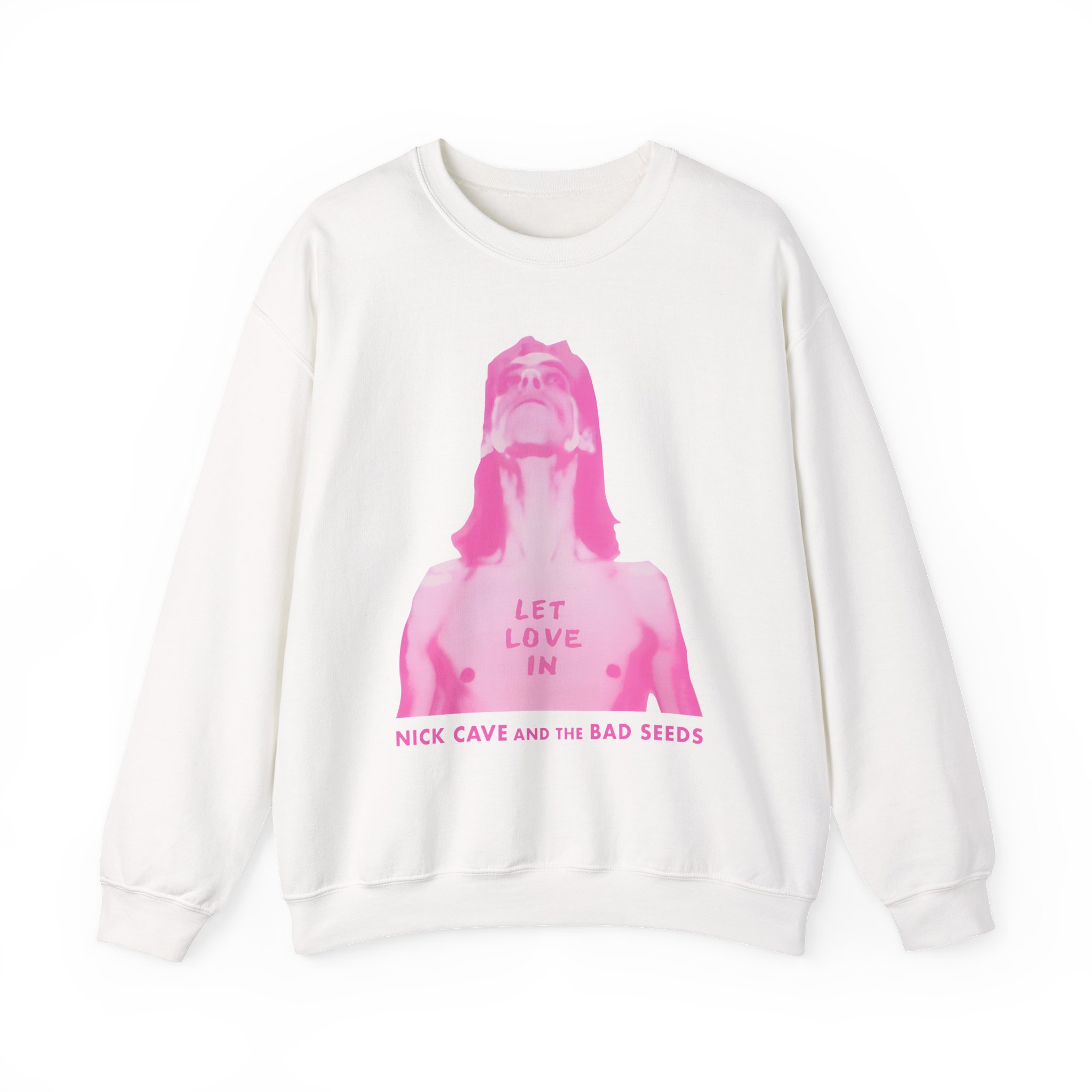 Nick Cave Let Love in Unisex Heavy Blendâ„¢ Crewneck Sweatshirt