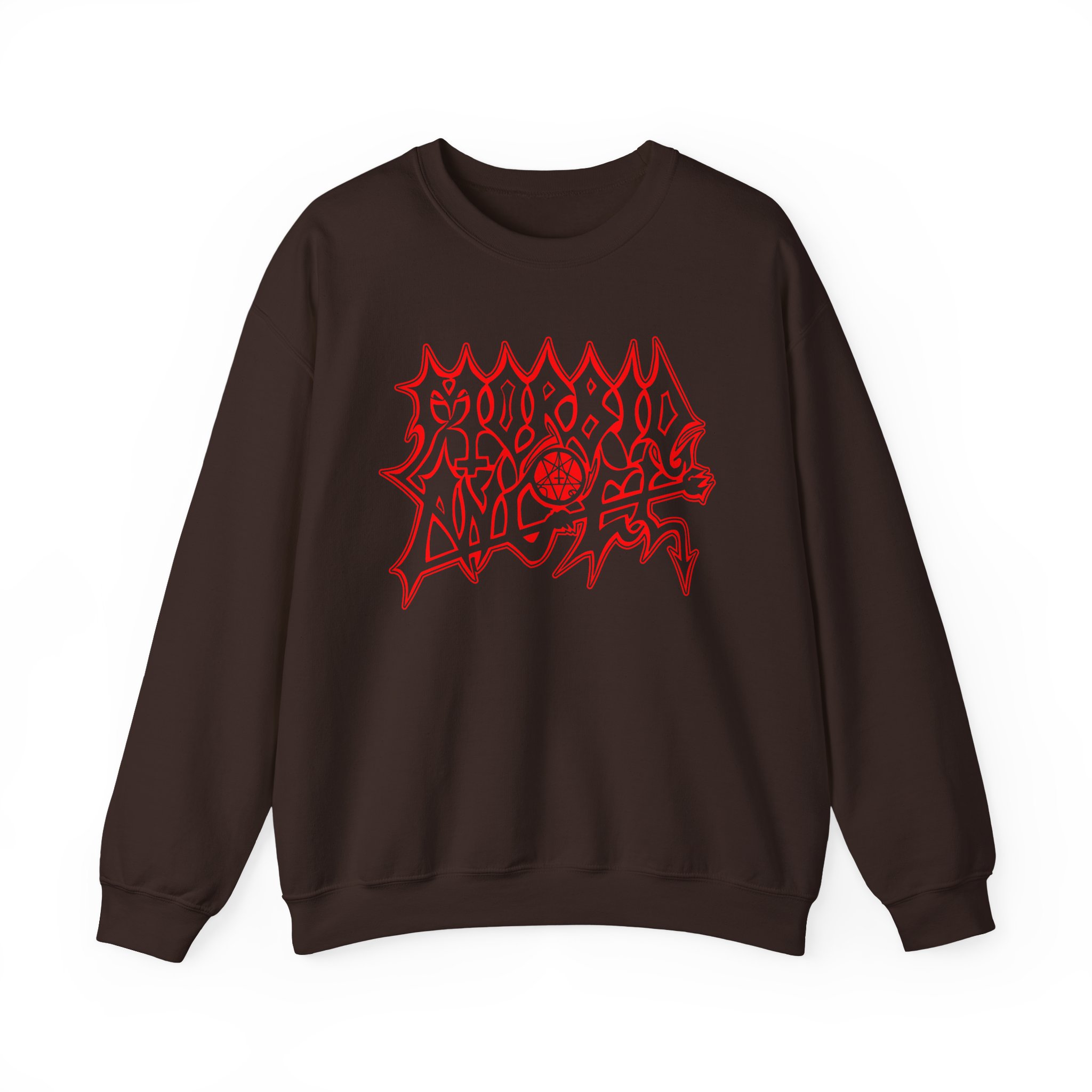 Morbid Angel Red Logo Unisex Heavy Blendâ„¢ Crewneck Sweatshirt