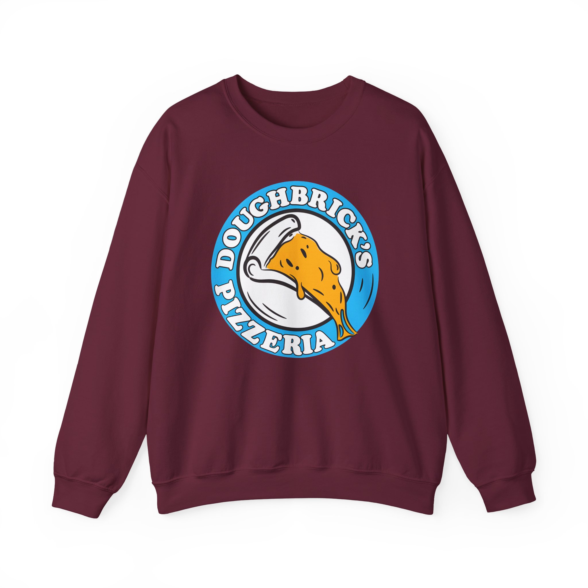 David Dobrik Doughbriks Pizza Unisex Heavy Blendâ„¢ Crewneck Sweatshirt