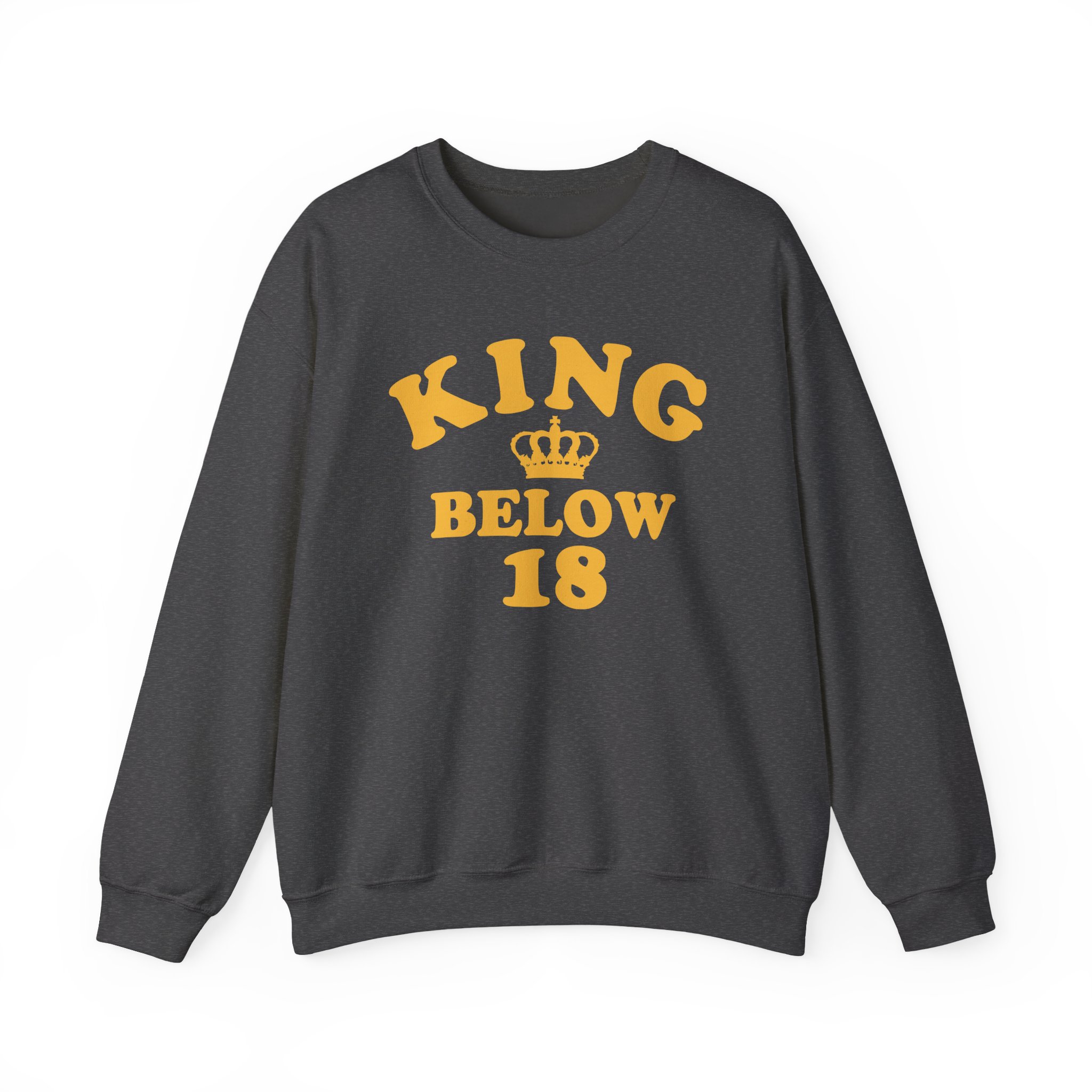 Ymh King Below 18 Toddler Unisex Heavy Blendâ„¢ Crewneck Sweatshirt