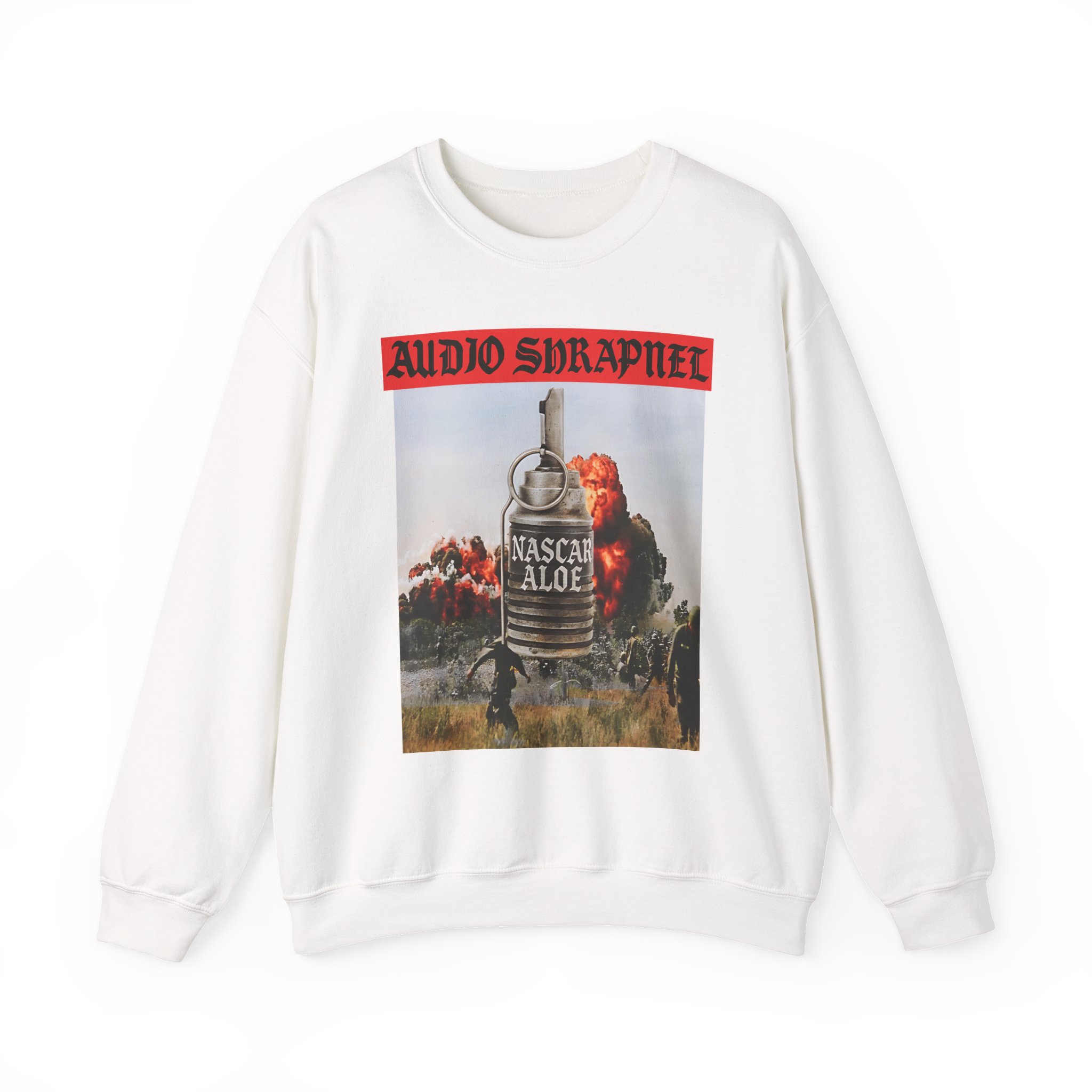 Nascar Aloe Grenade Unisex Heavy Blendâ„¢ Crewneck Sweatshirt