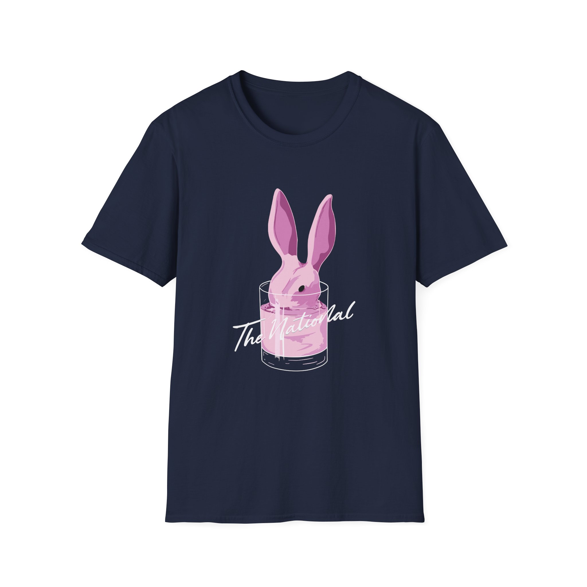 The National Pink Rabbits Unisex Softstyle T-shirt