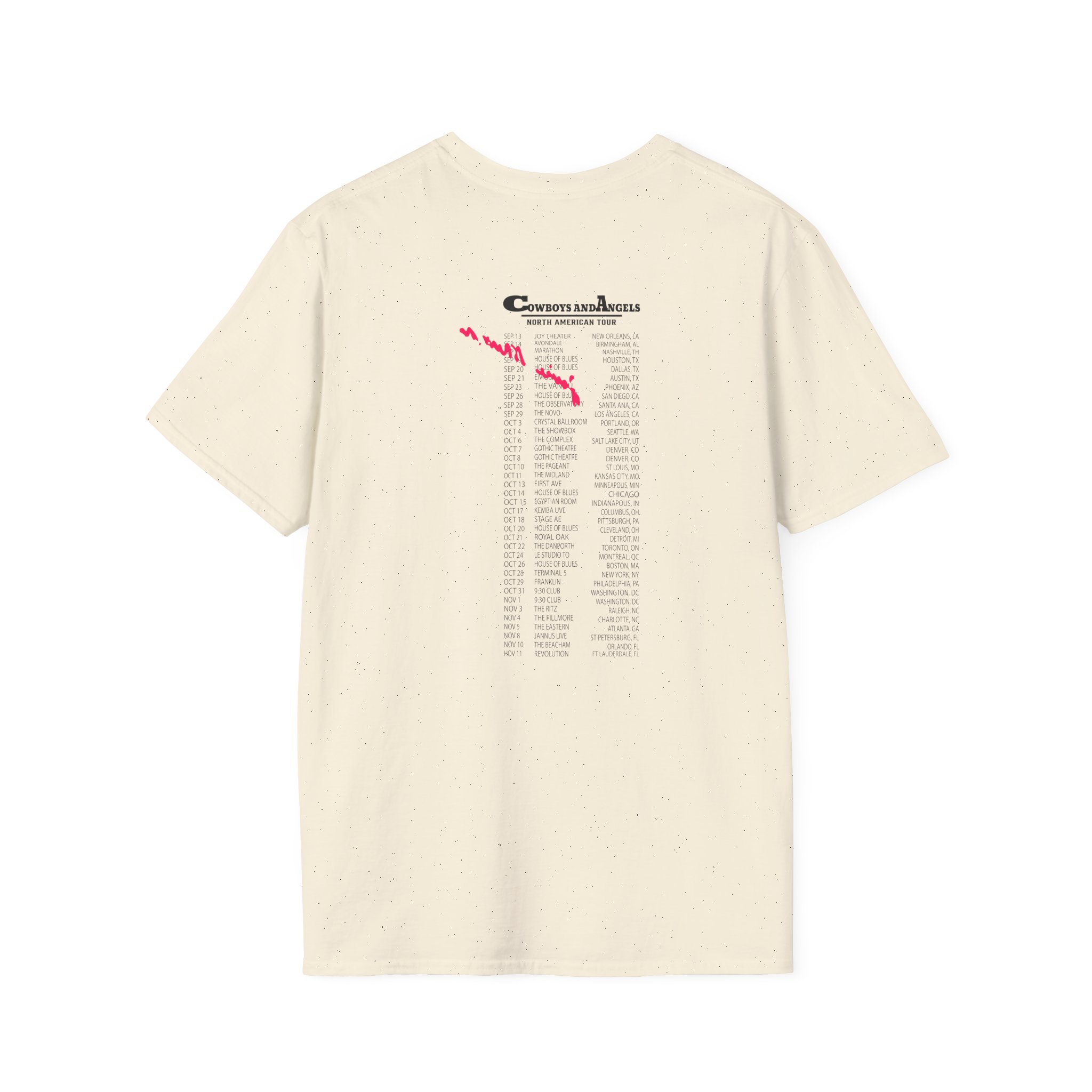 Jessie Murph Cowboys & Angels Tour Unisex Softstyle T-Shirt