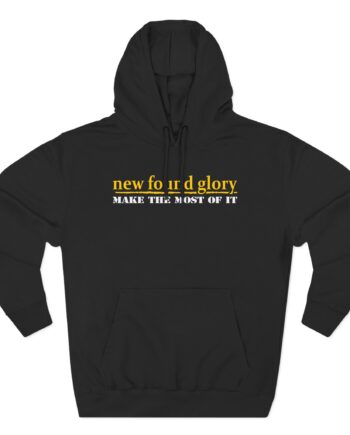 New Found Glory Hxc Lyrics Three-Panel Fleece Hoodie