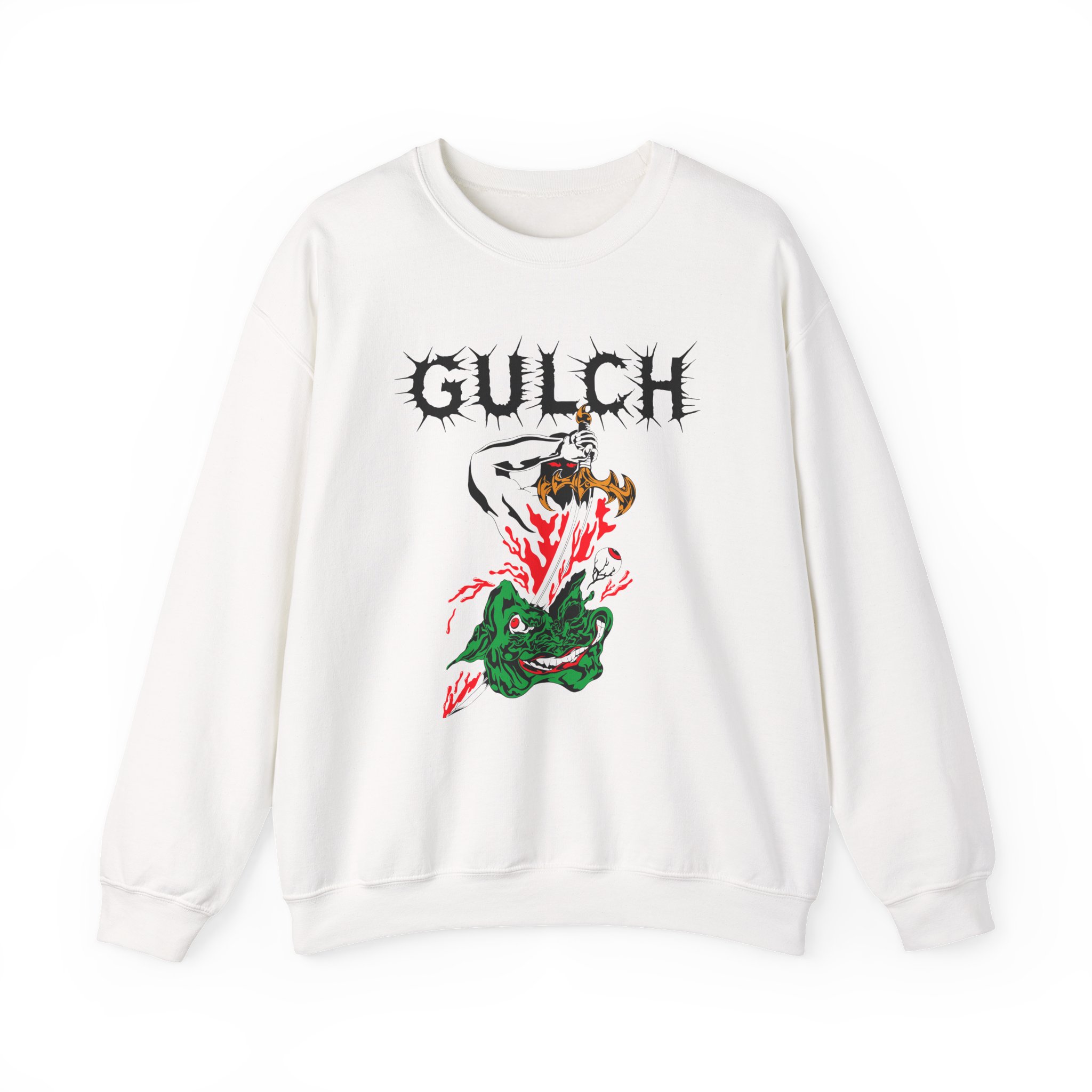 Gulch Bolt Swallower Unisex Heavy Blendâ„¢ Crewneck Sweatshirt