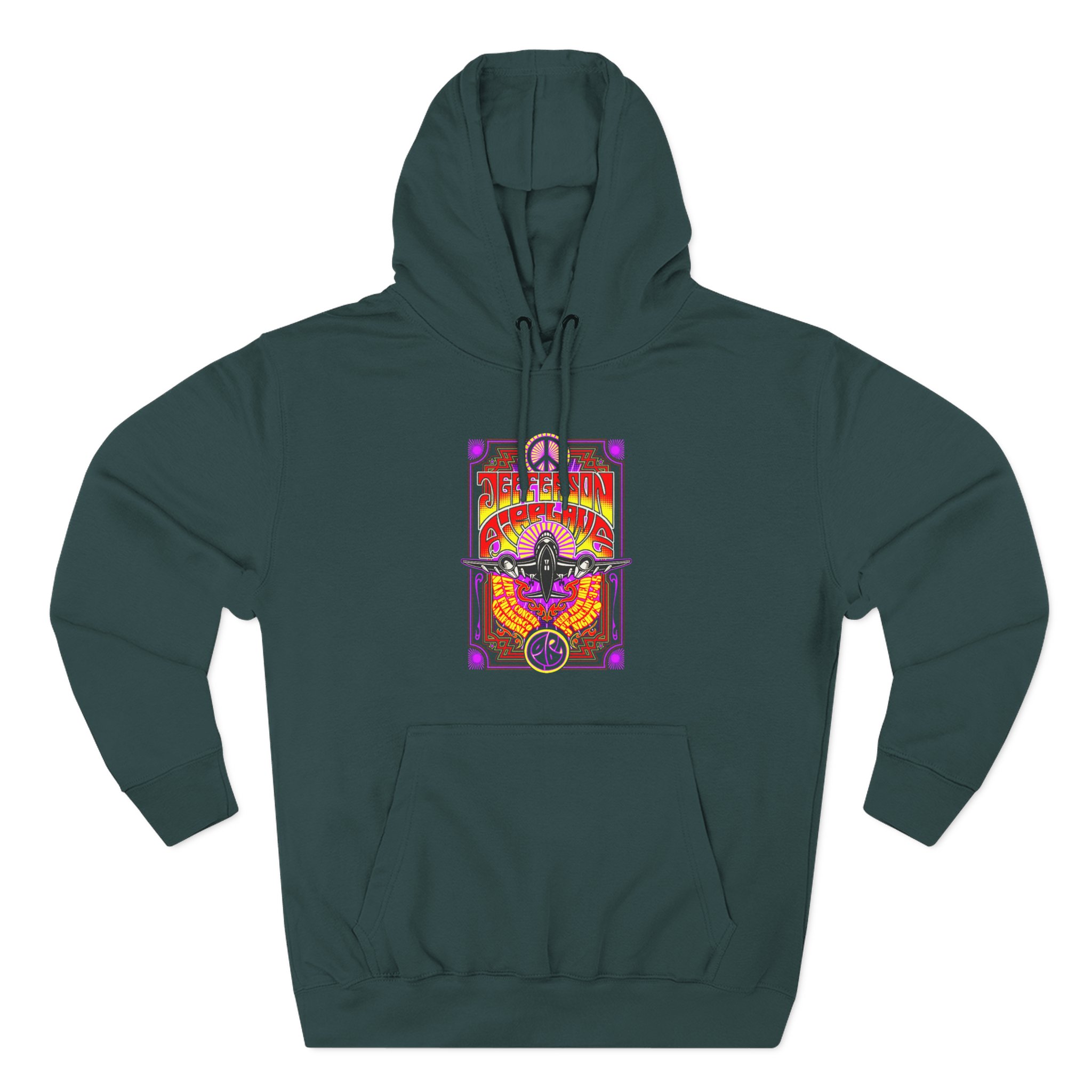 Jefferson Airplane Three-Panel Fleece Hoodie