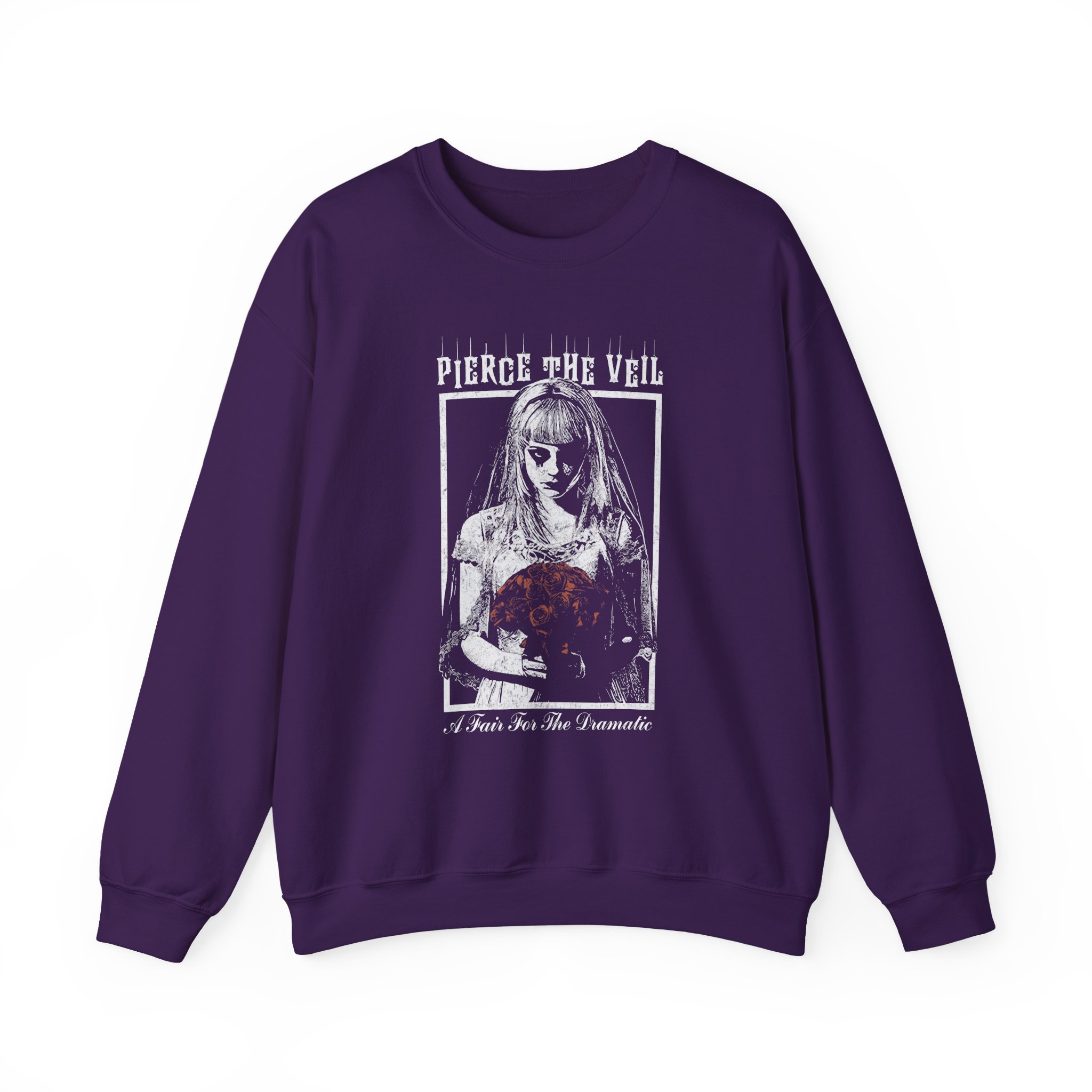 Pierce the Veil a Flair for the Dramatic Bride Unisex Heavy Blendâ„¢ Crewneck Sweatshirt