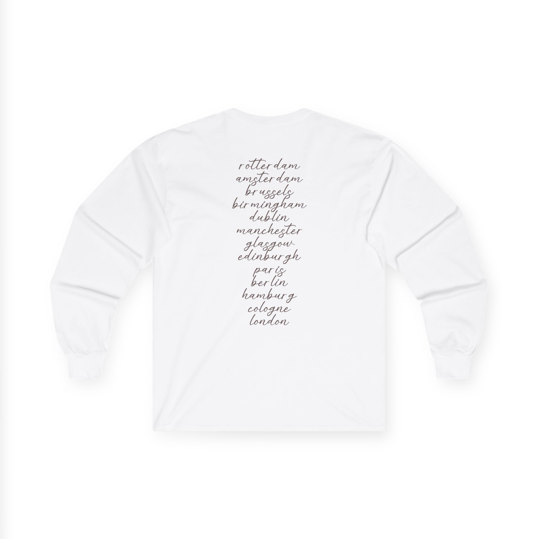 Leith Ross UK Tour Unisex Ultra Cotton Long Sleeve Tee