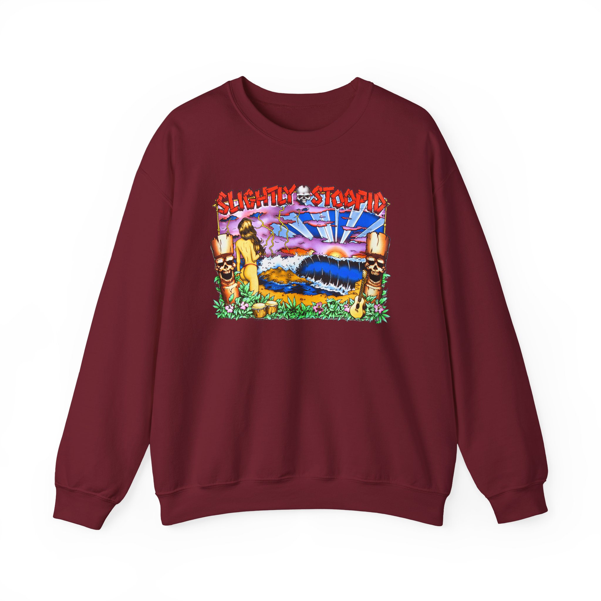 Slightly Stoopid Tiki Unisex Heavy Blendâ„¢ Crewneck Sweatshirt