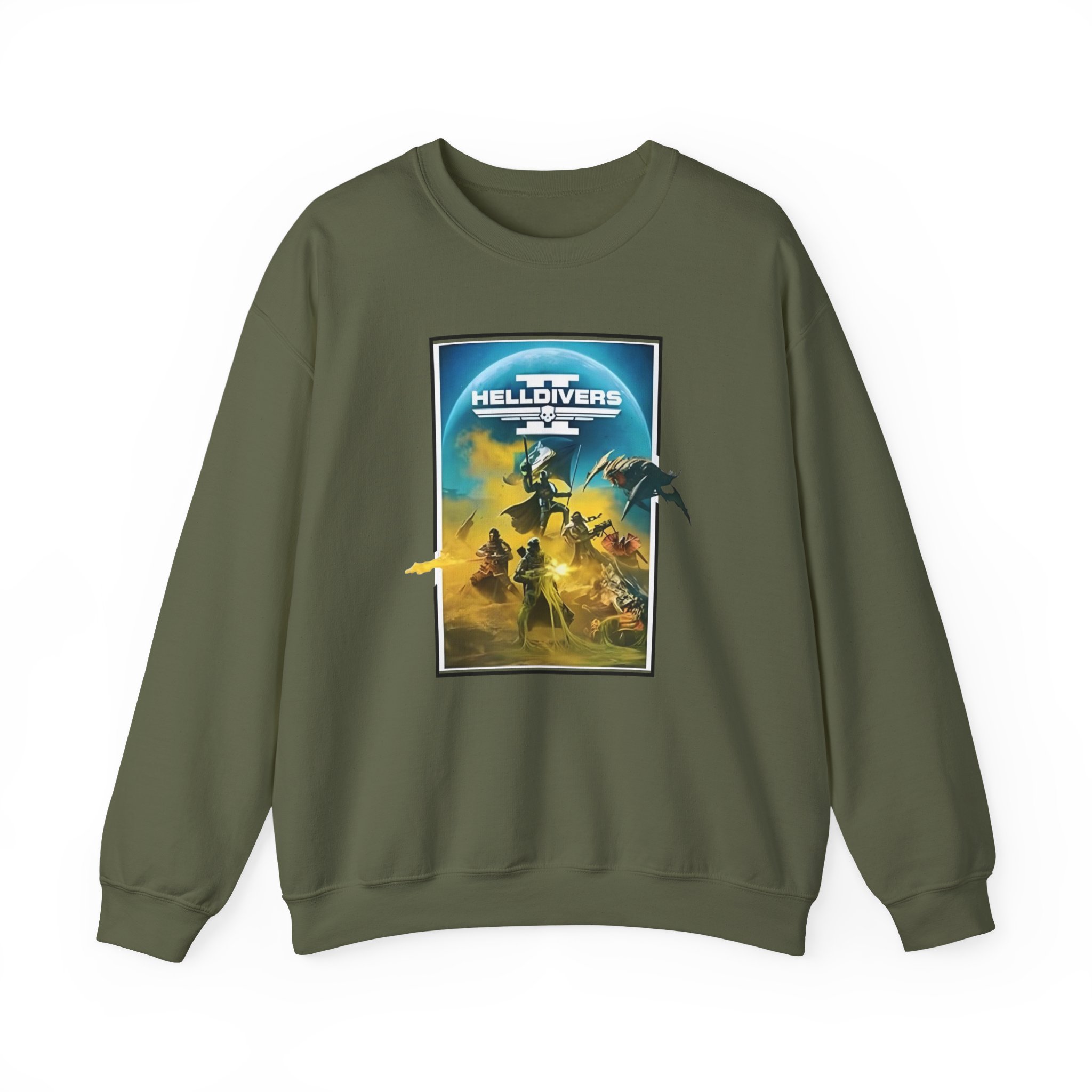 Helldivers Key Art Unisex Heavy Blendâ„¢ Crewneck Sweatshirt