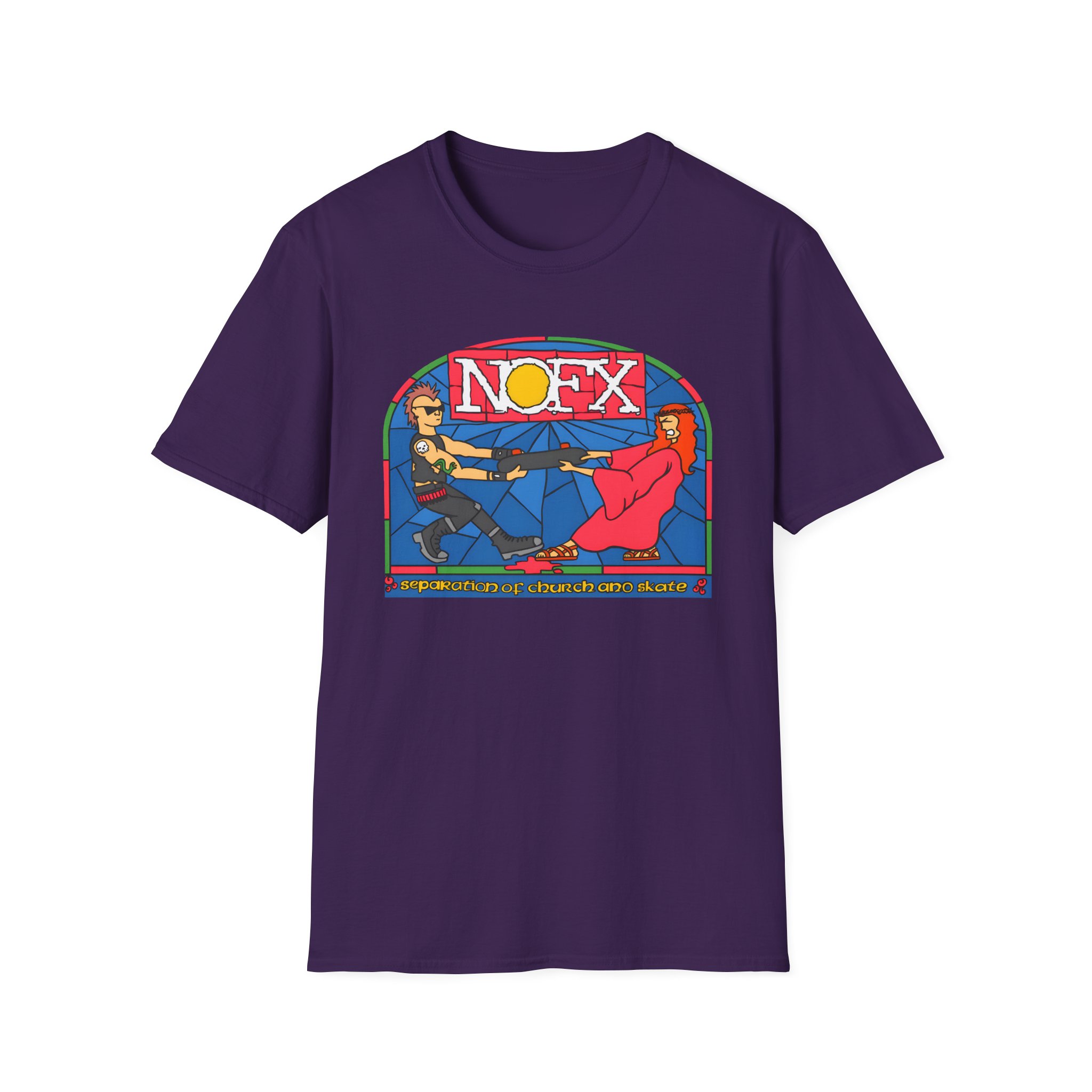 Nofx Seperation Unisex Softstyle T-Shirt