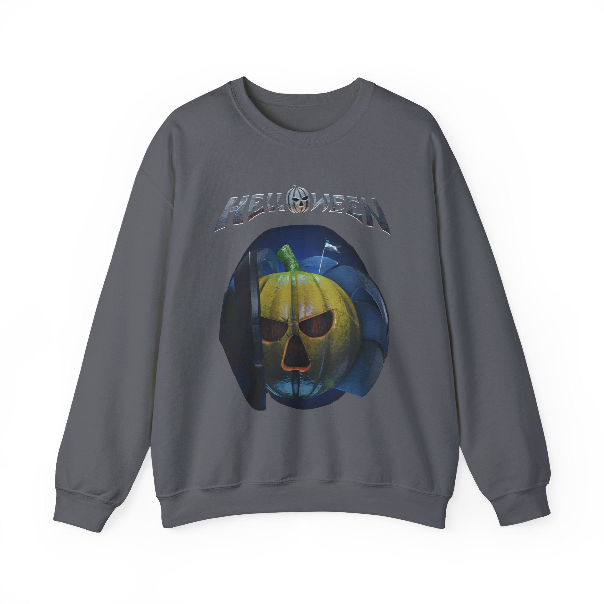 Helloween United Forces Pumpkin Unisex Heavy Blendâ„¢ Crewneck Sweatshirt