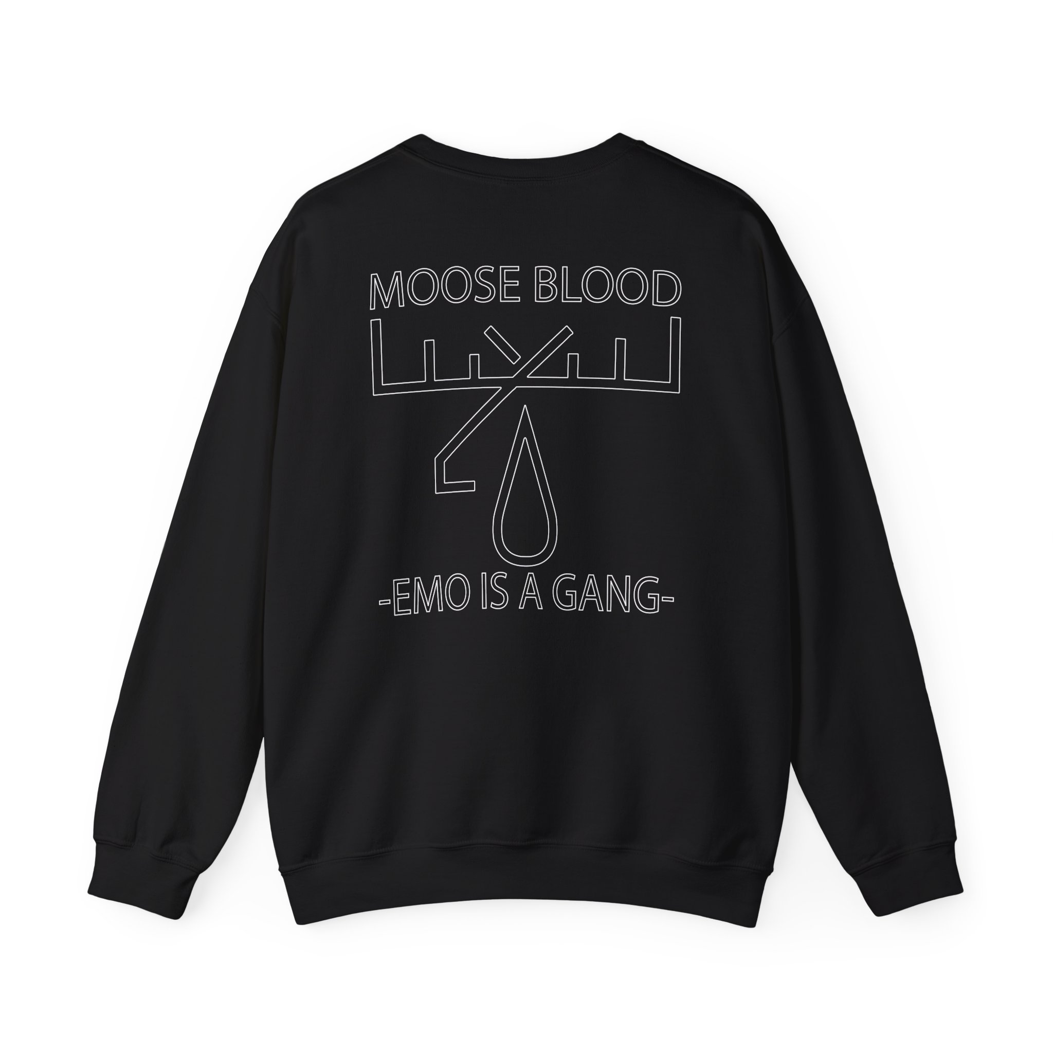 Moose Blood Emo is a Gang Unisex Heavy Blendâ„¢ Crewneck Sweatshirt