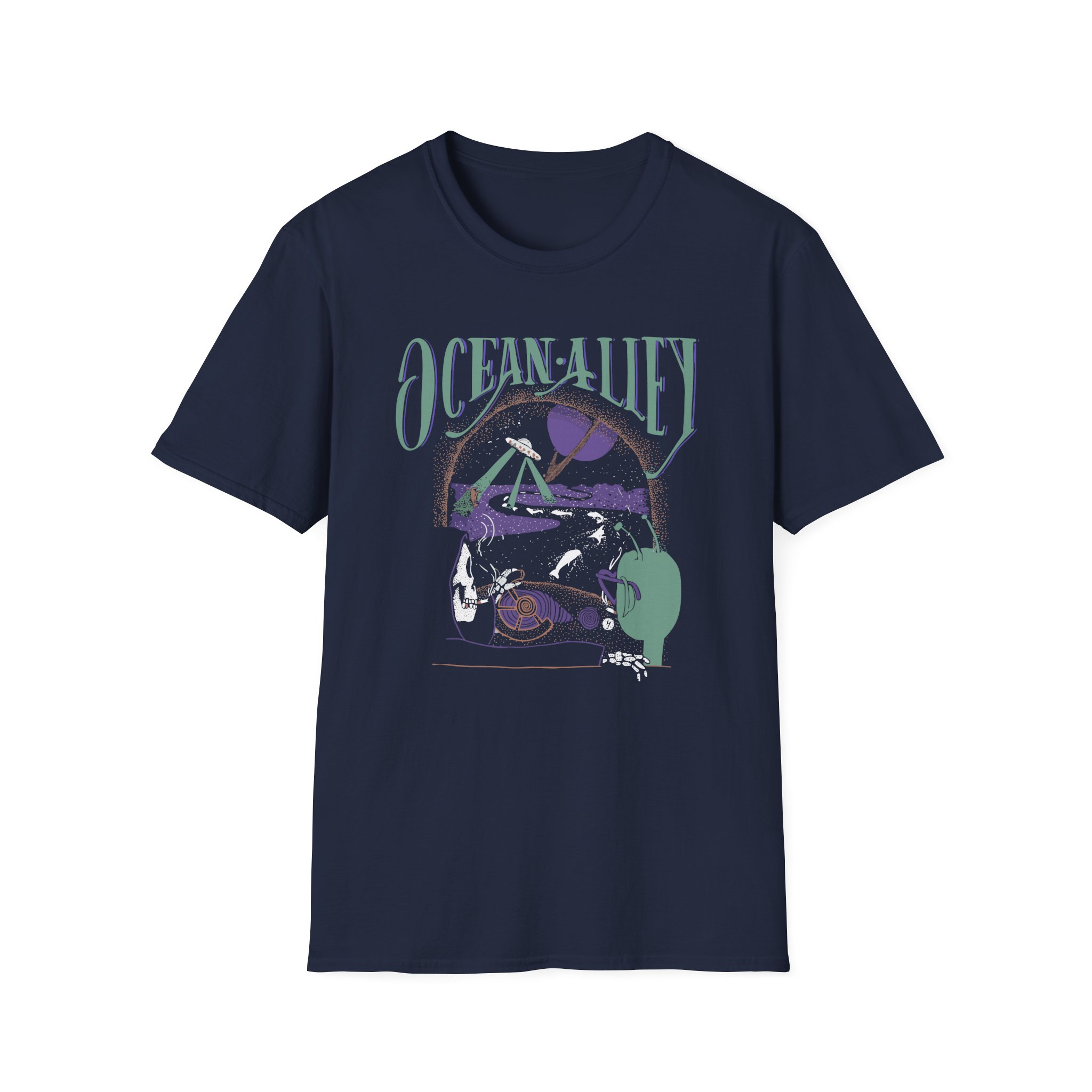 Ocean Alley Alien Unisex Softstyle T-Shirt