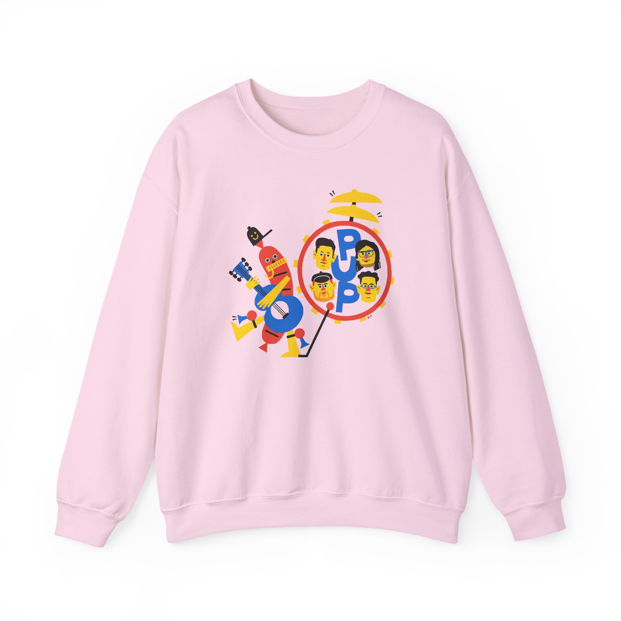Pup Band of Wiener Unisex Heavy Blendâ„¢ Crewneck Sweatshirt
