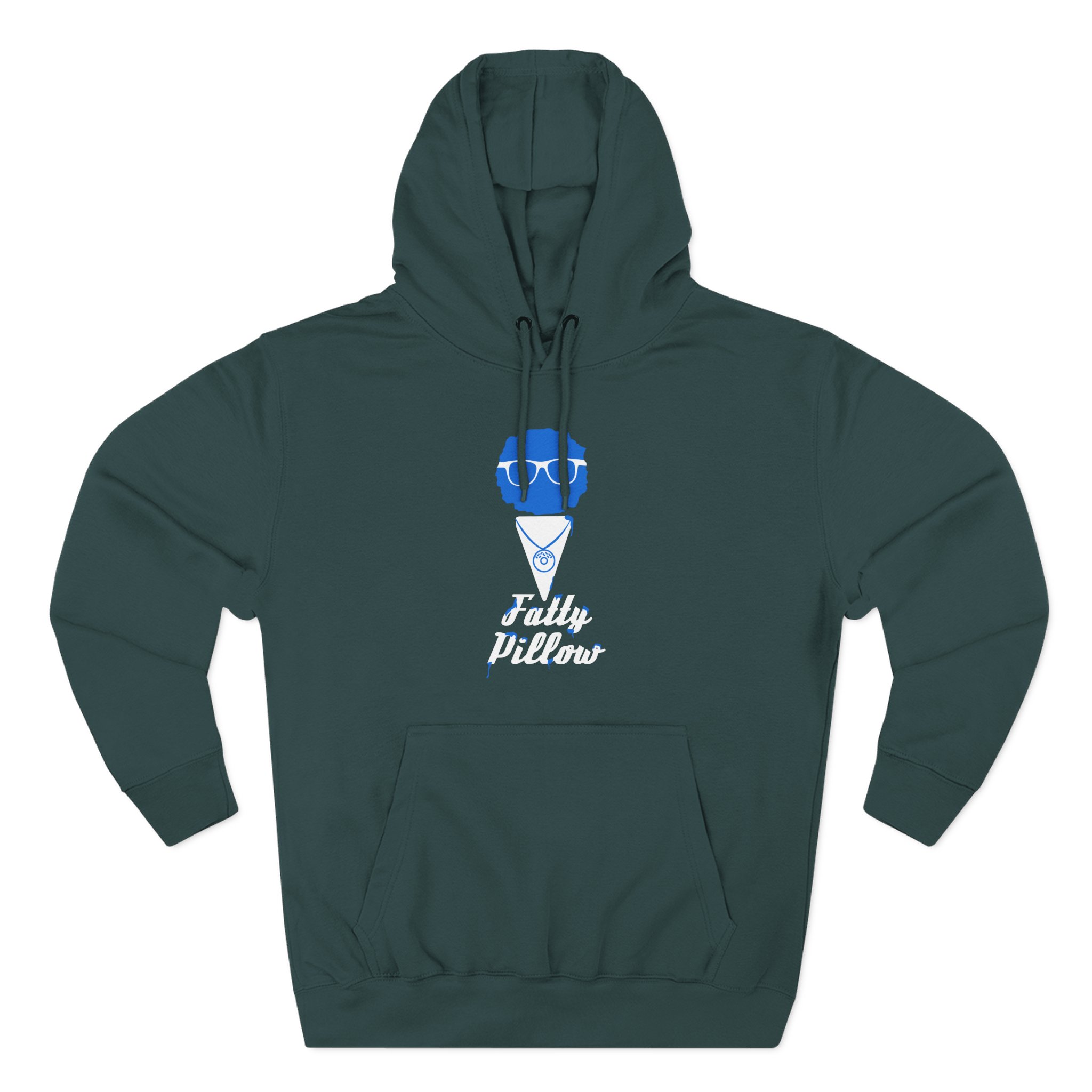 Fattypillow Three-Panel Fleece Hoodie