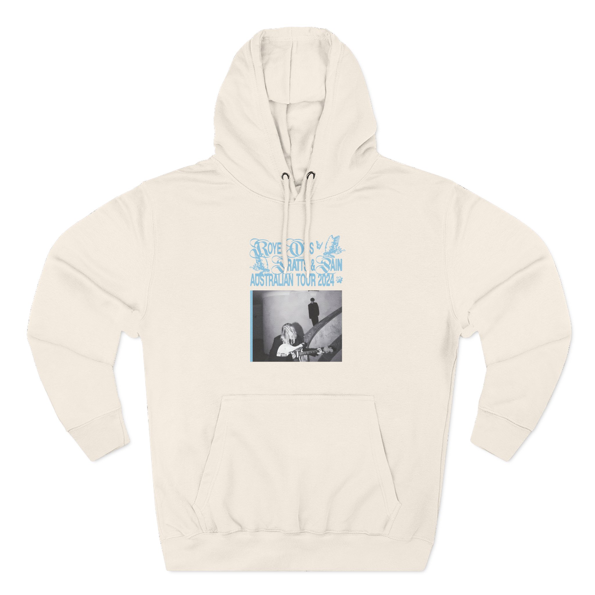 Royel Otis Band Pratts and Pain Australian Tour 2024 Three-Panel Fleece Hoodie