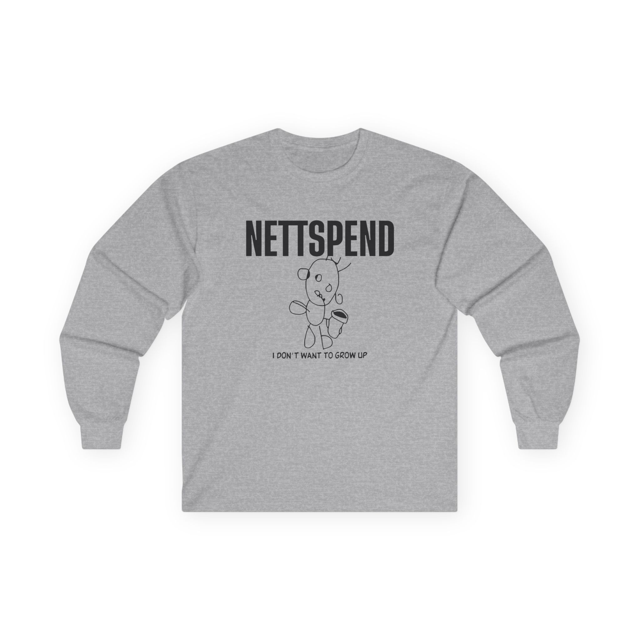Nettspend I Dont Want to Grow Up Unisex Ultra Cotton Long Sleeve Tee