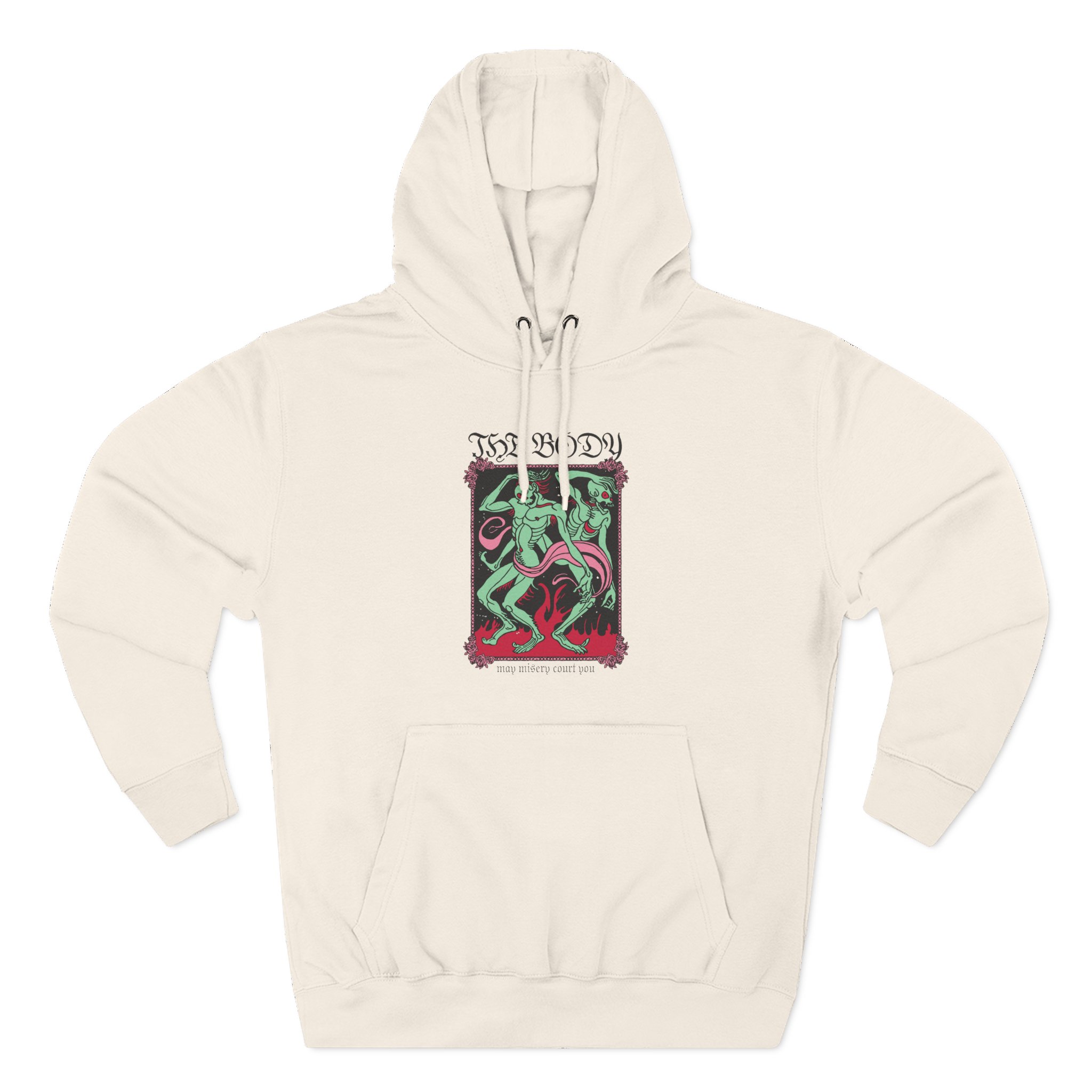 The Body Figures Three-Panel Fleece Hoodie