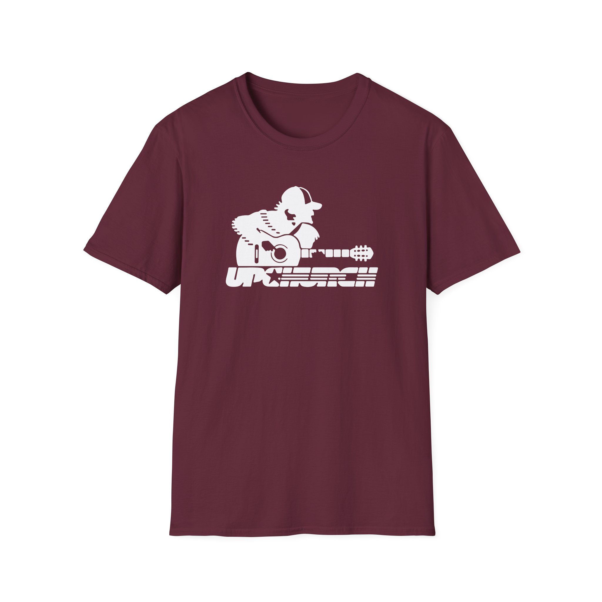 Upchurch Maroon Logo Unisex Softstyle T-Shirt