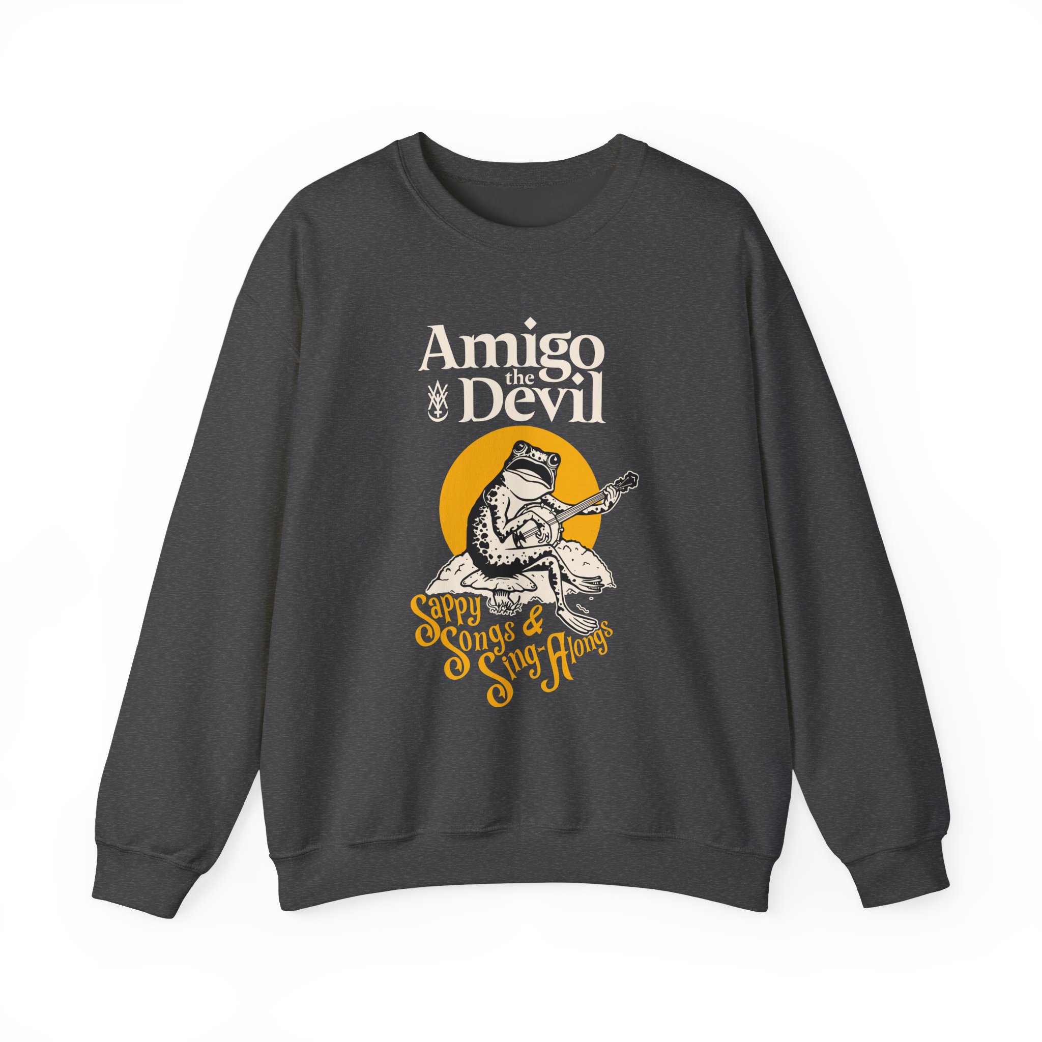 Amigo the Devil Sappy Songs Unisex Heavy Blendâ„¢ Crewneck Sweatshirt