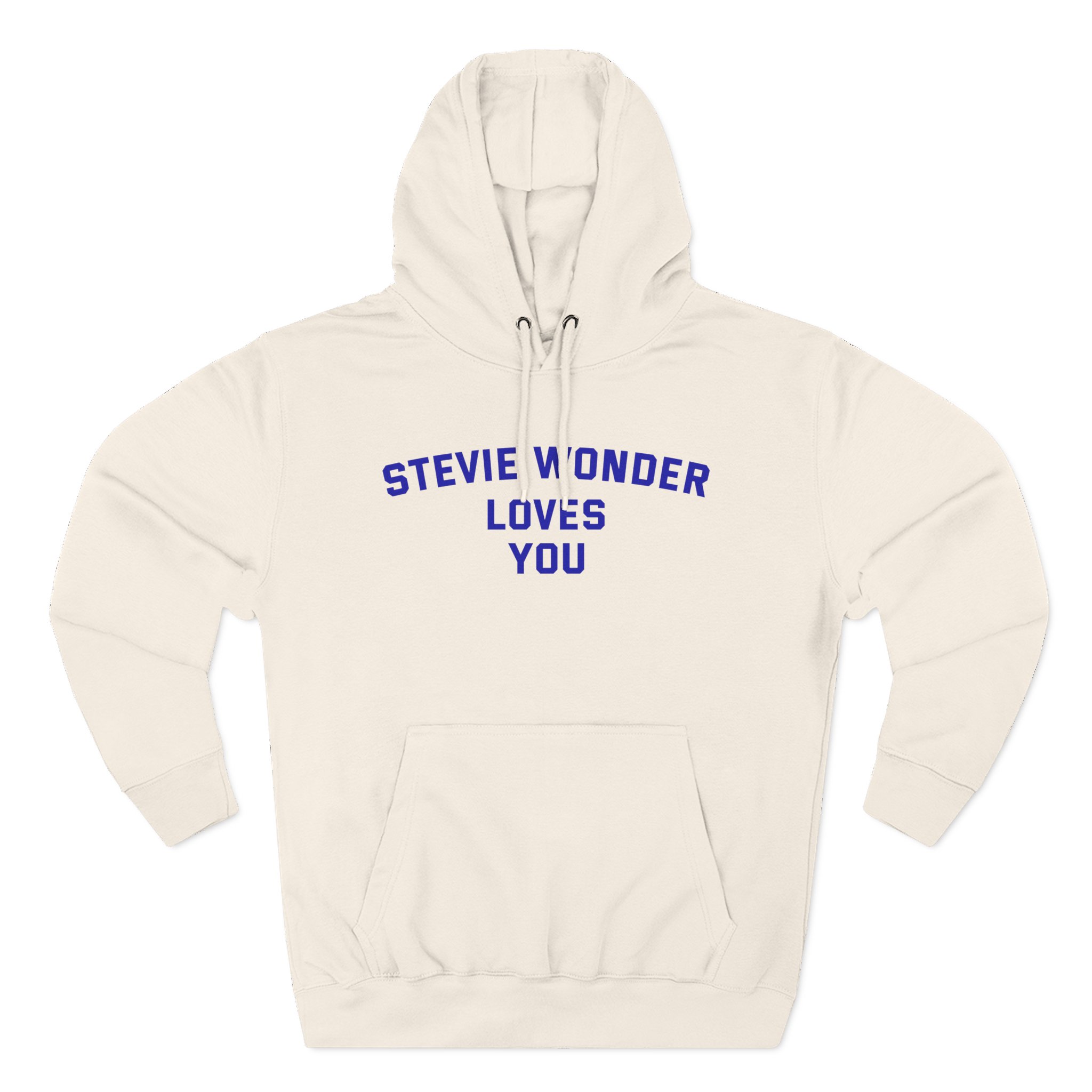 Stevie Wonder Loves You Three-Panel Fleece Hoodie