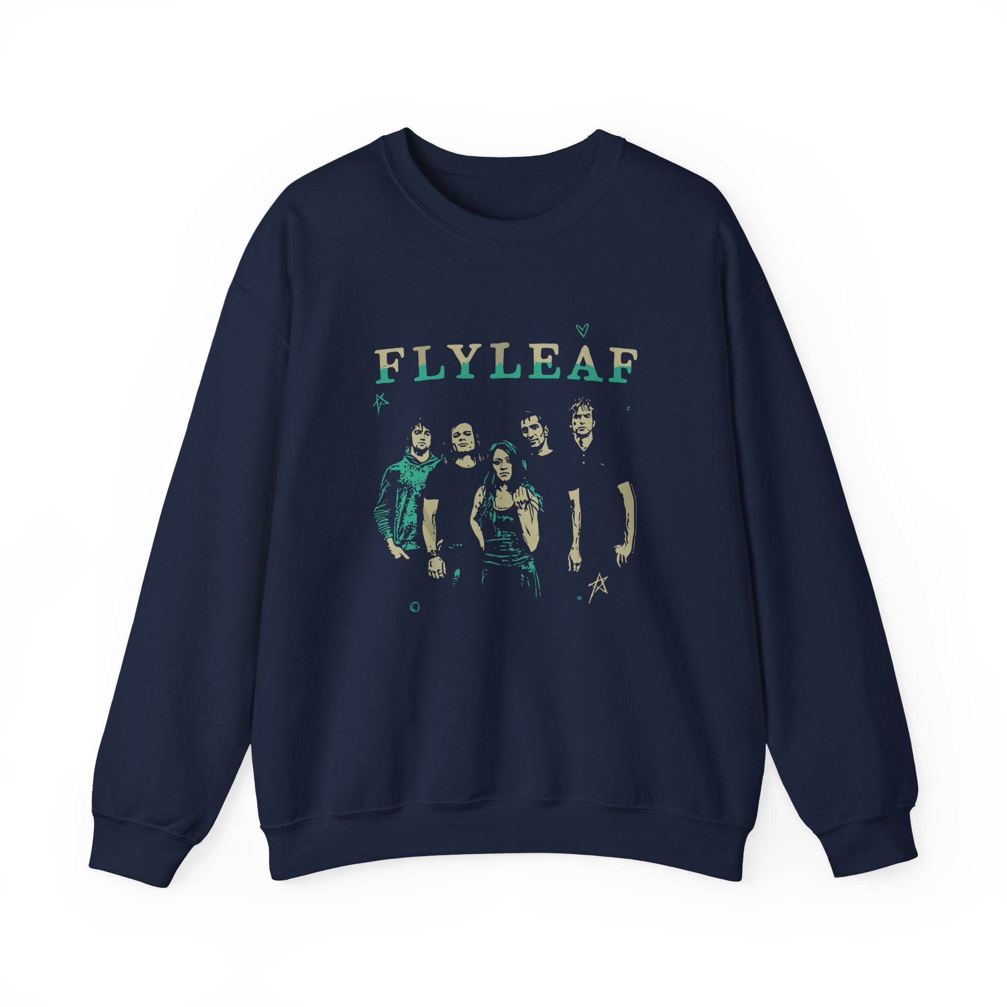 Flyleaf Group Photo Unisex Heavy Blendâ„¢ Crewneck Sweatshirt