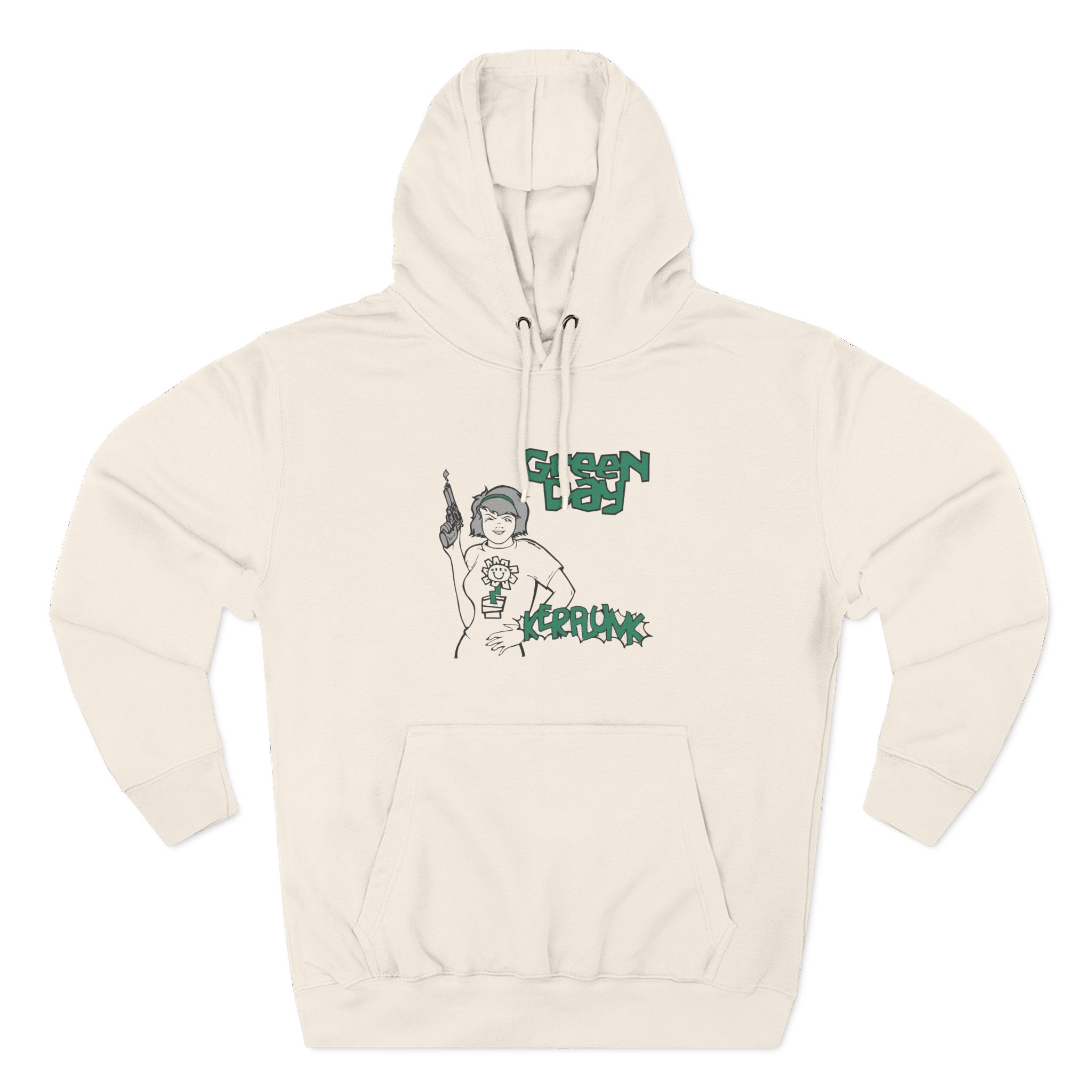 Green Day Kerplunk Baseball Three-Panel Fleece Hoodie
