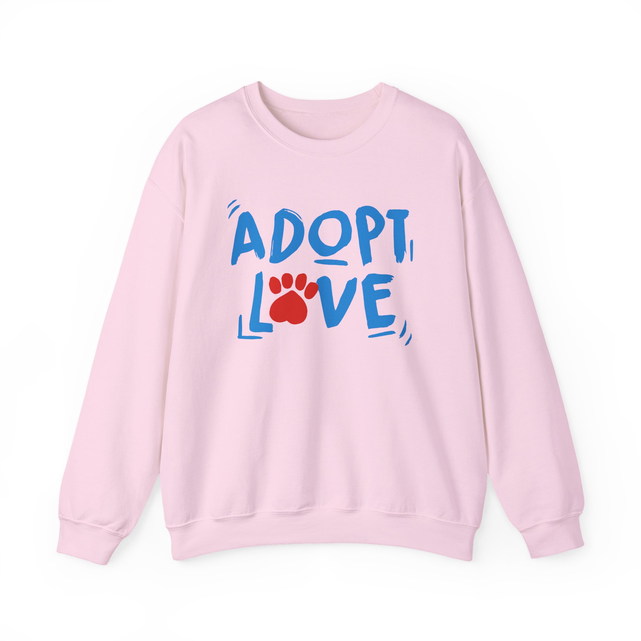 Nina Dobrev Adopt Love Unisex Heavy Blendâ„¢ Crewneck Sweatshirt