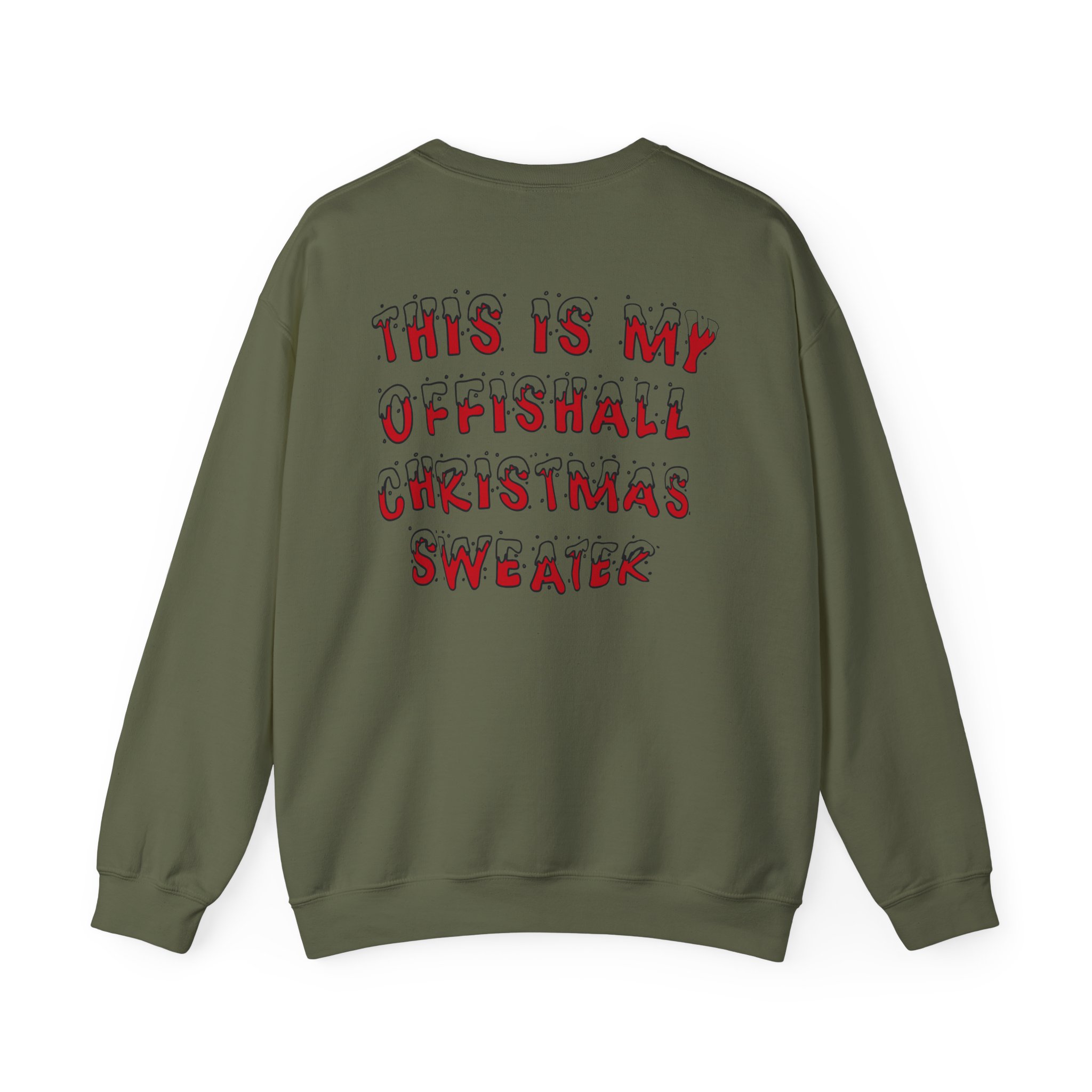 Kardinal Offishall This is My Offishall Christmas Sweater Unisex Heavy Blendâ„¢ Crewneck Sweatshirt