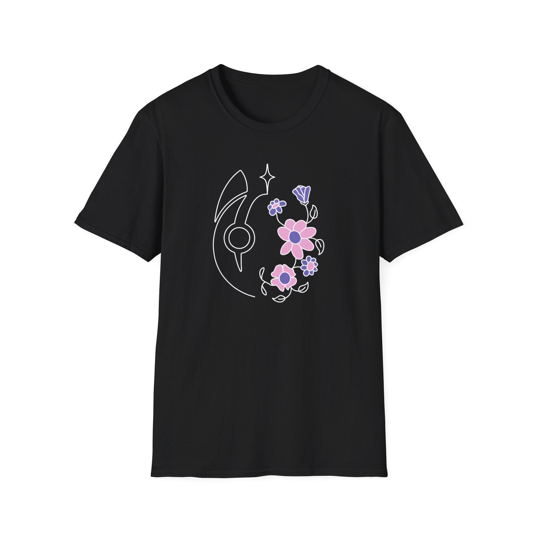 Dabin Embroidered Charcoal Unisex Softstyle T-Shirt