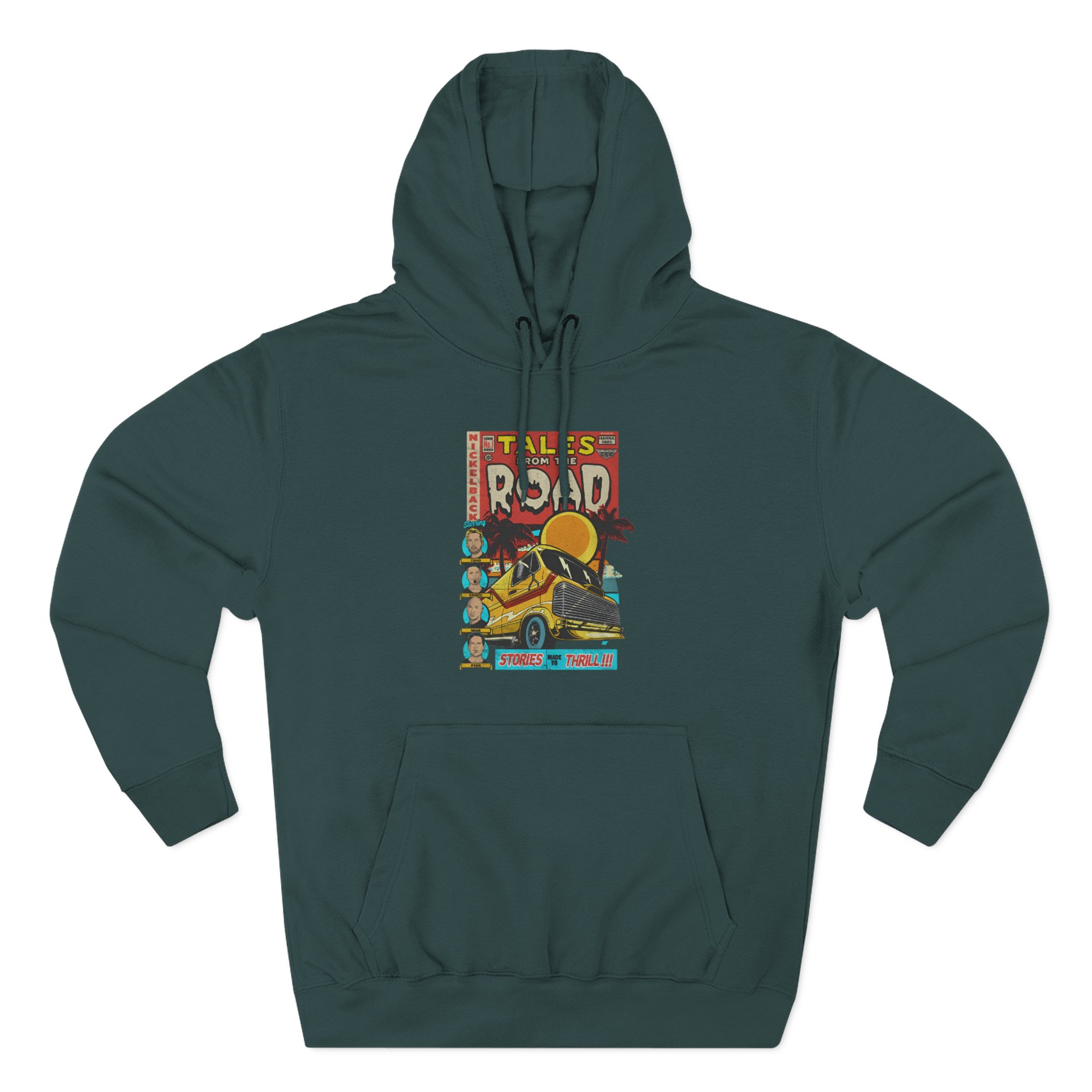 Nickelback Tales From the Road Three-Panel Fleece Hoodie