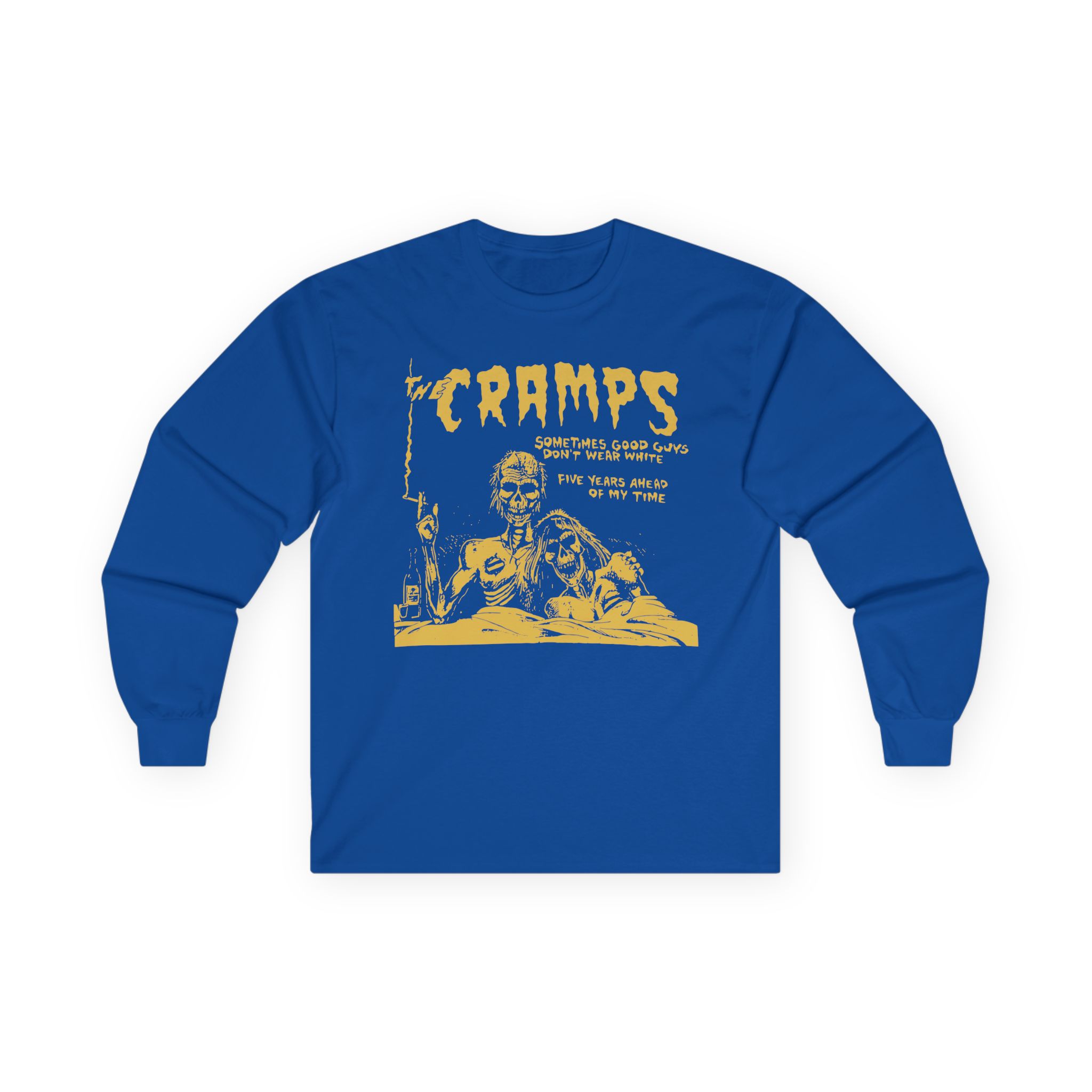 The Cramps Sometimes Good Guys Don’t Wear White Unisex Ultra Cotton Long Sleeve Tee
